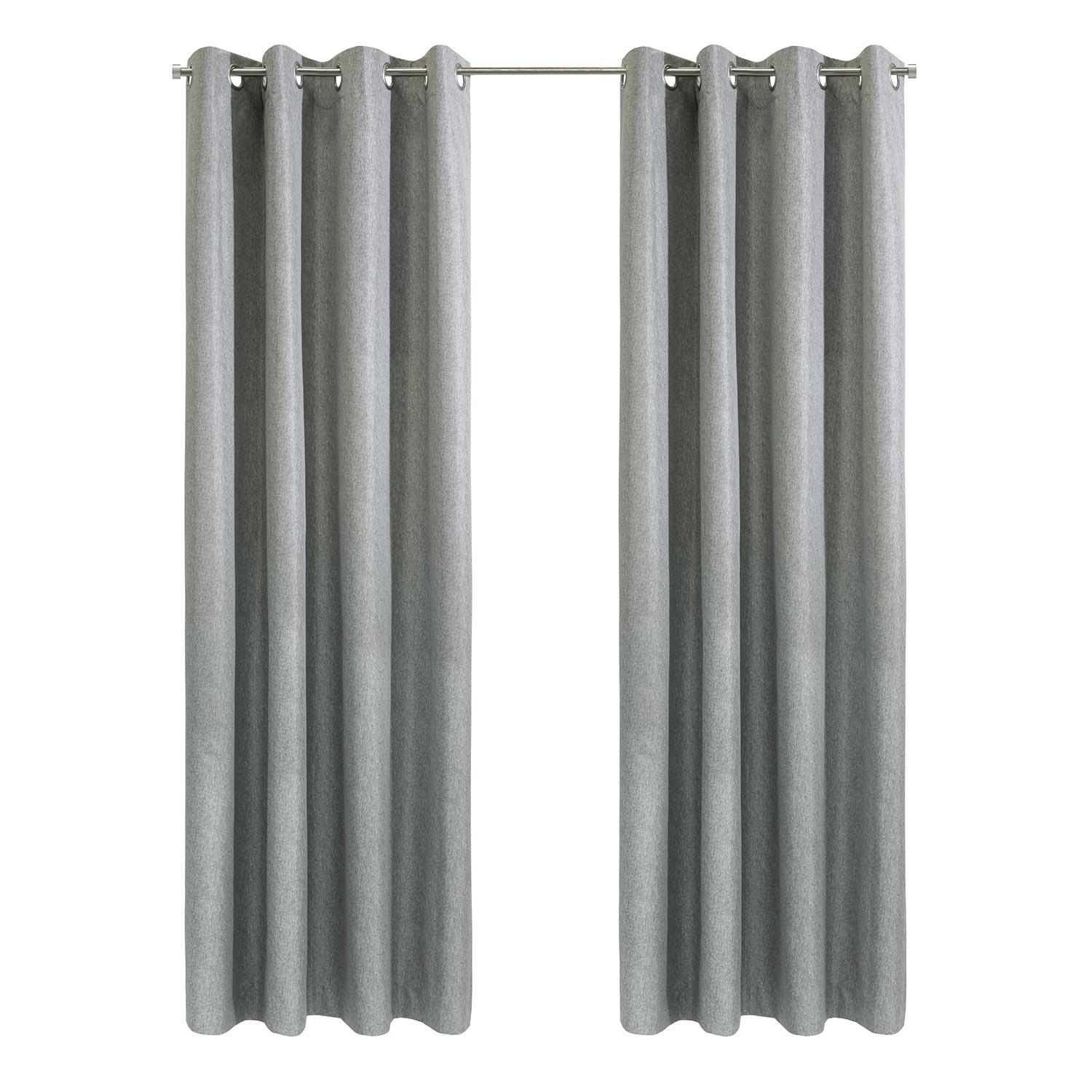 Denver Microfib TPU Blackout Grommet Panel 52x84 Taupe/Gry