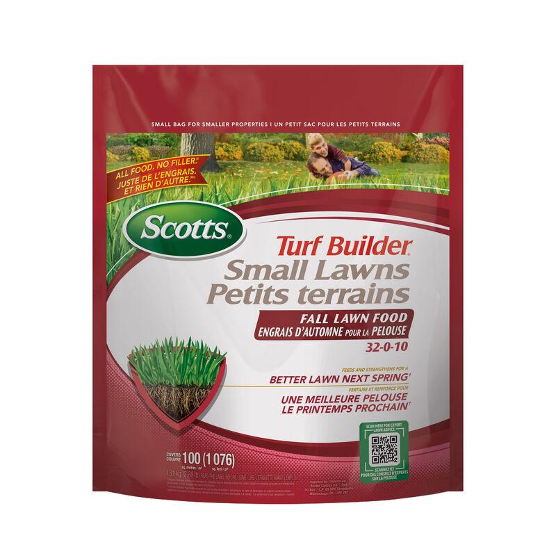 Engrais Automne Scotts Turf Builder Petites Pelouses 32-0-10