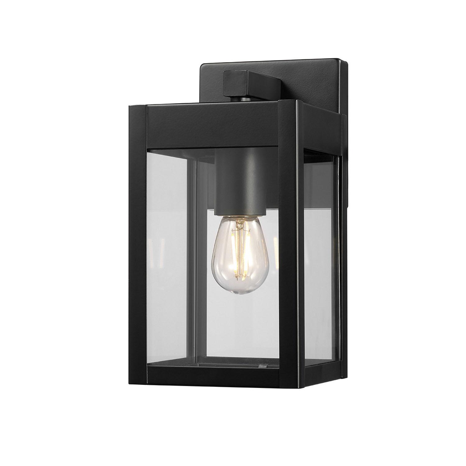 Lampe de sol extérieure 58", LED 2700K, panneau solaire