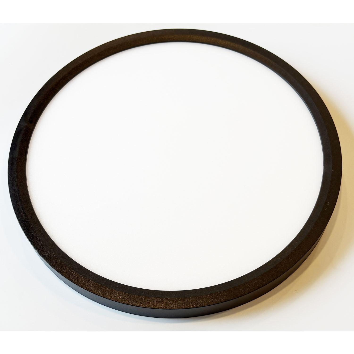 Plafonnier encastré noir LED 16" 3CCT
