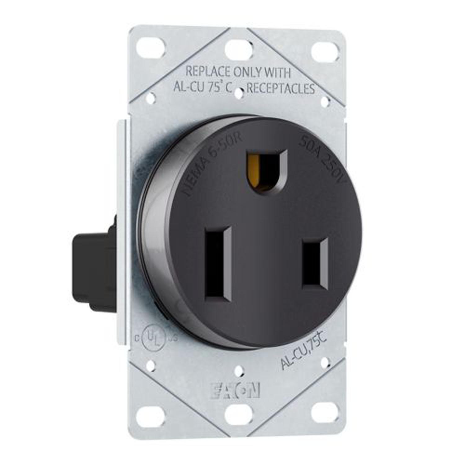 Amp 2 Pole 3 Wire Single Receptacle