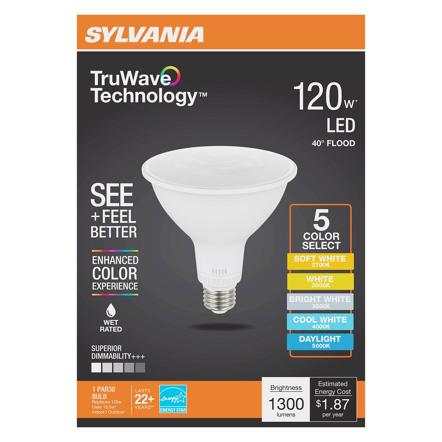 Ampoule LED dimmable TruWave BR30 65W couleur réglable