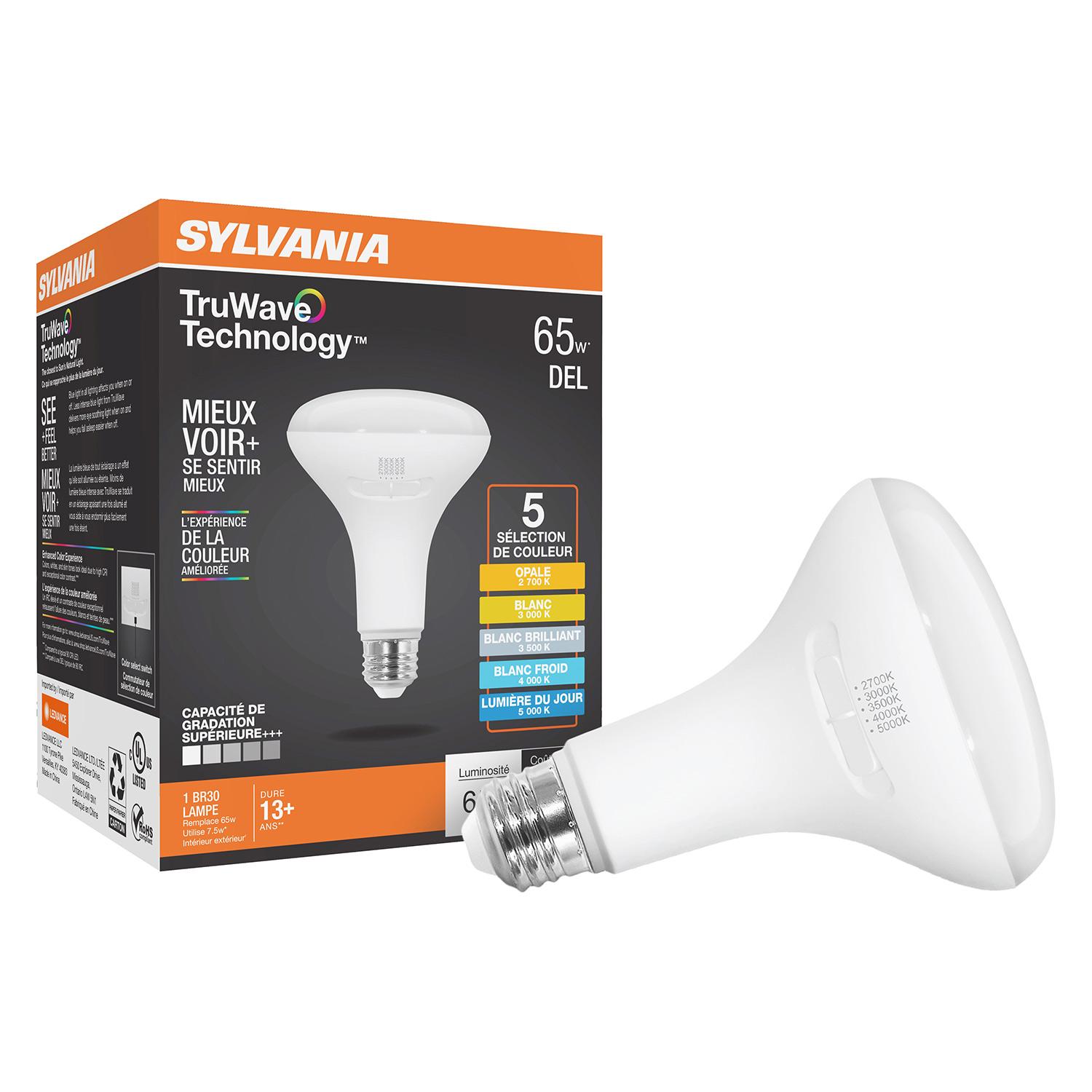 Ampoule LED dimmable TruWave BR40 100W couleur réglable