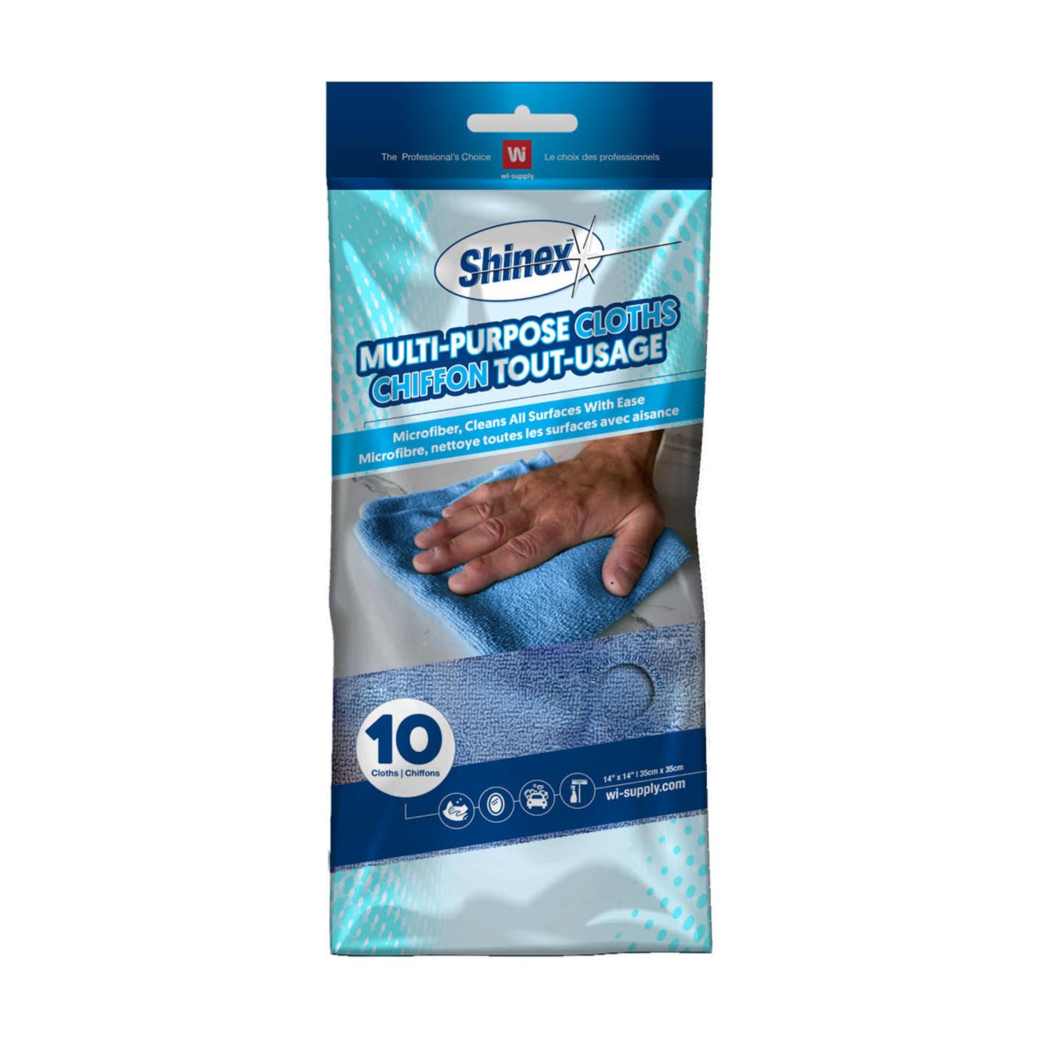 Chiffons microfibre MICROKLEAN bleus 40 pièces