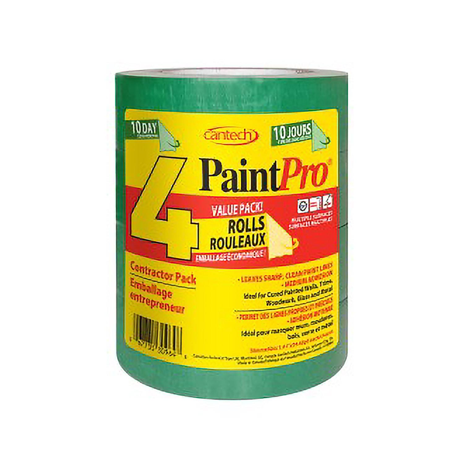 Paintpro Green 48mm x 50m 30 Day Masking Tape- 3/Pack