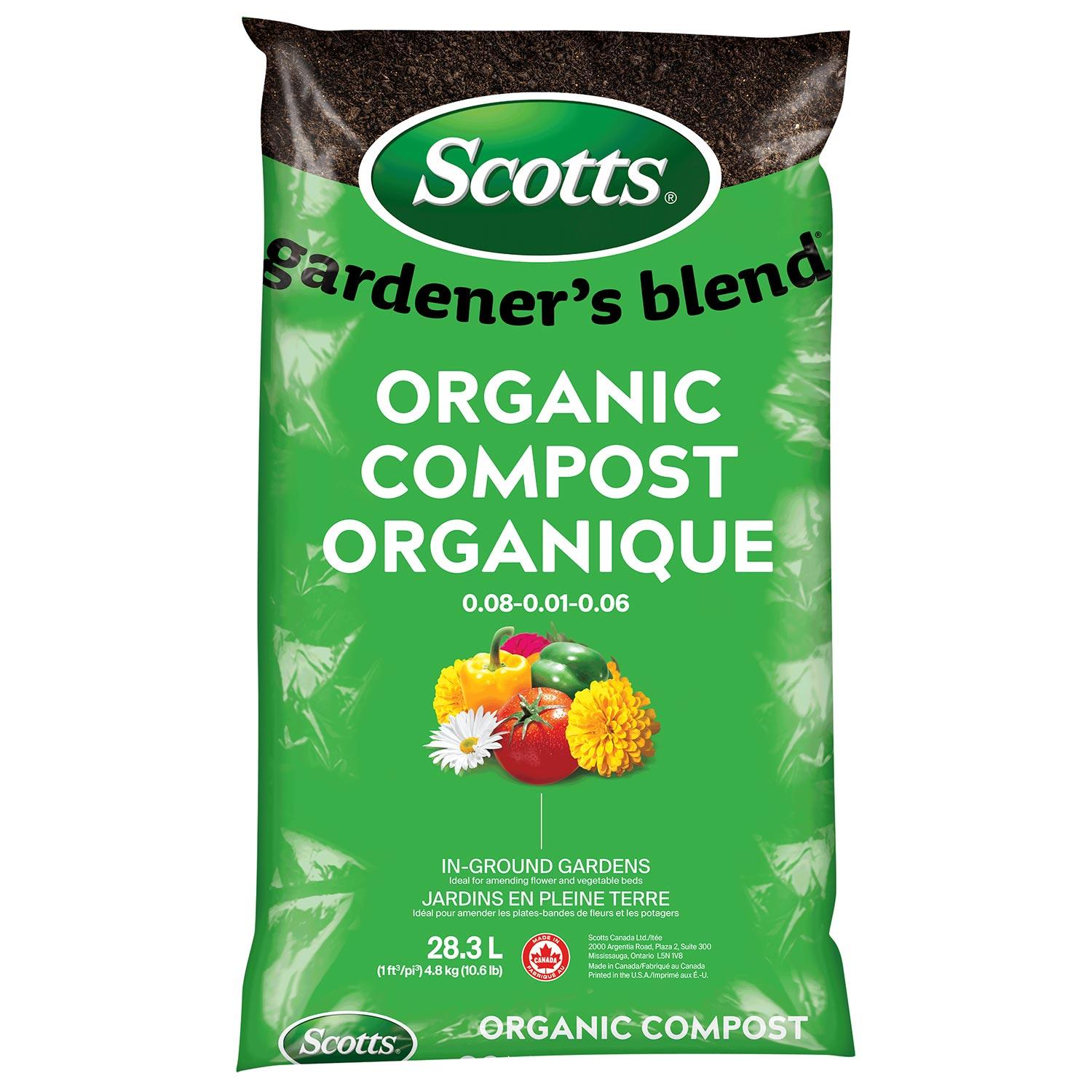 Terreau de jardin Scotts Gardener Blend 28.3L