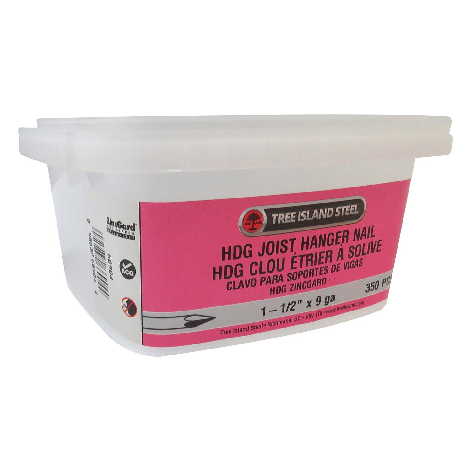 1-1/2" Hot Dipped Galvanized Joist Hanger Nails - 1.5 kg