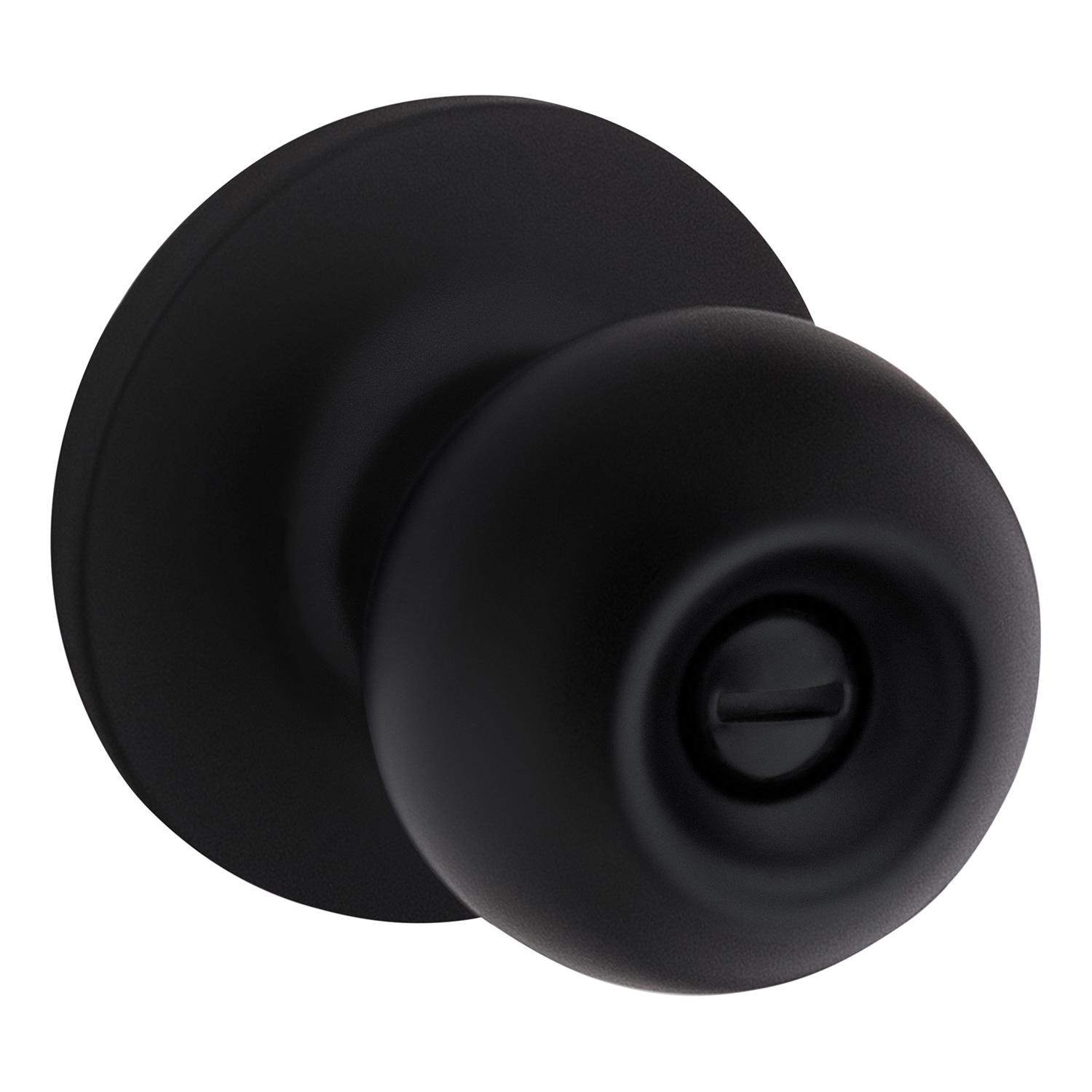 Regina Privacy Knob Matte Black