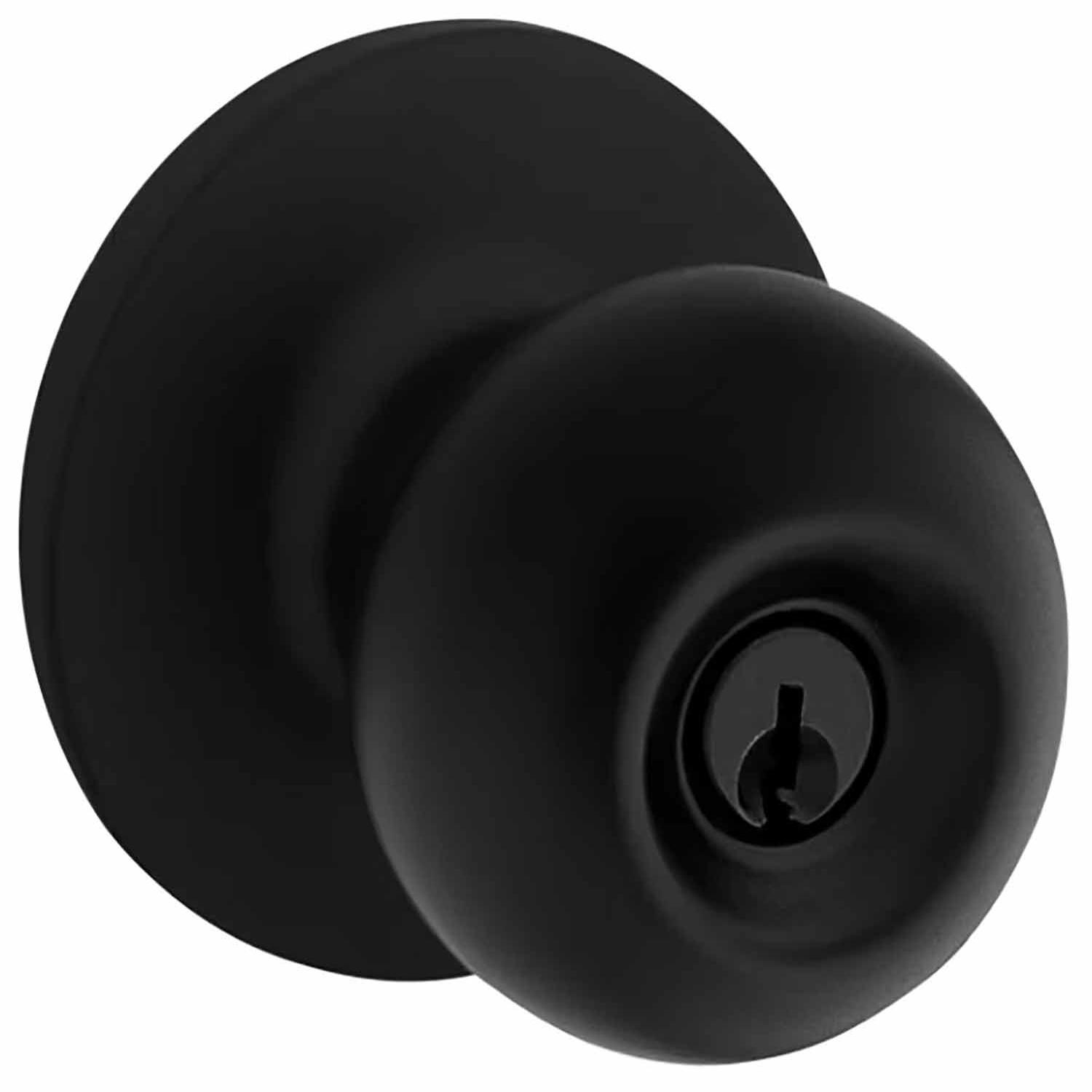 Regina Entry Knob Matte Black