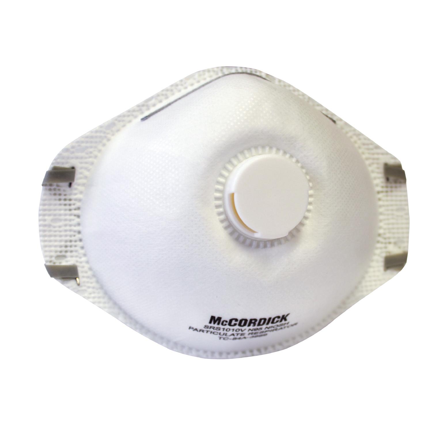 Masque N95 Work Horse avec valve d’expiration - 10/boîte