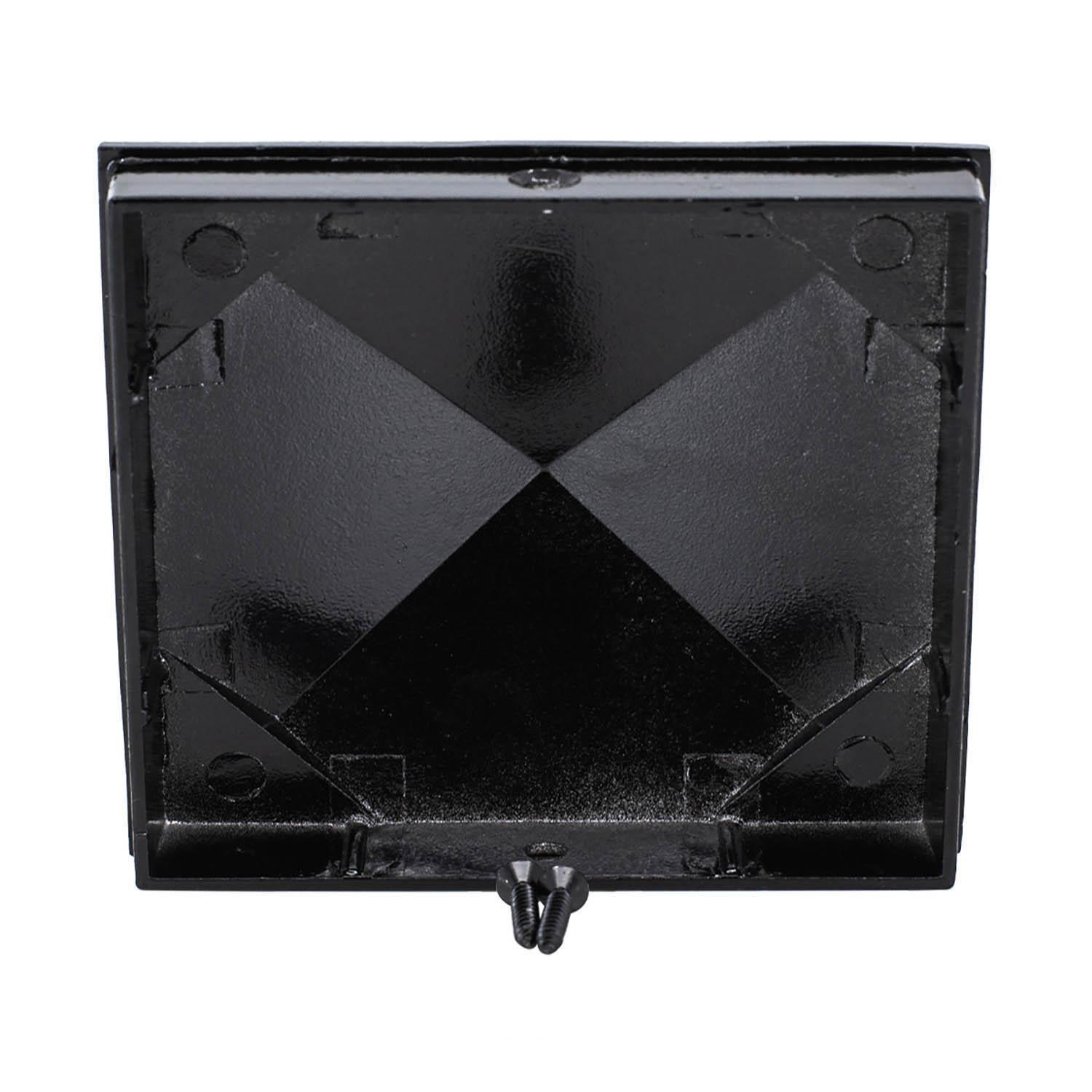 Capuchon de poteau aluminium 5,5" noir