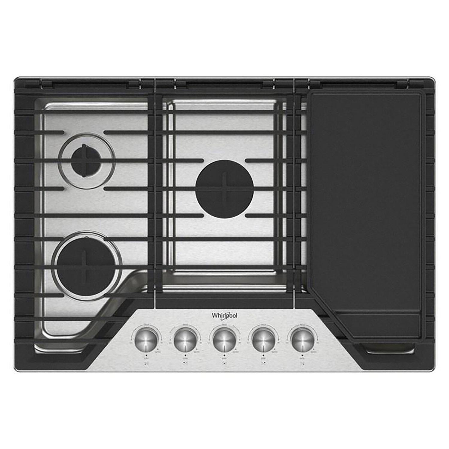 Plaque de Cuisson à Gaz Encastrée 30" avec Grille 2-en-1