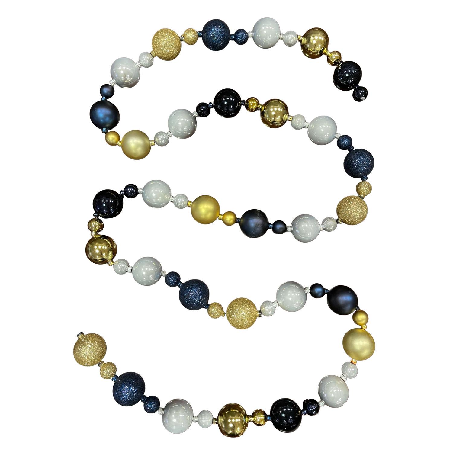 Guirlande de Petites Boules Incassables 6’ - Bleu Kismet