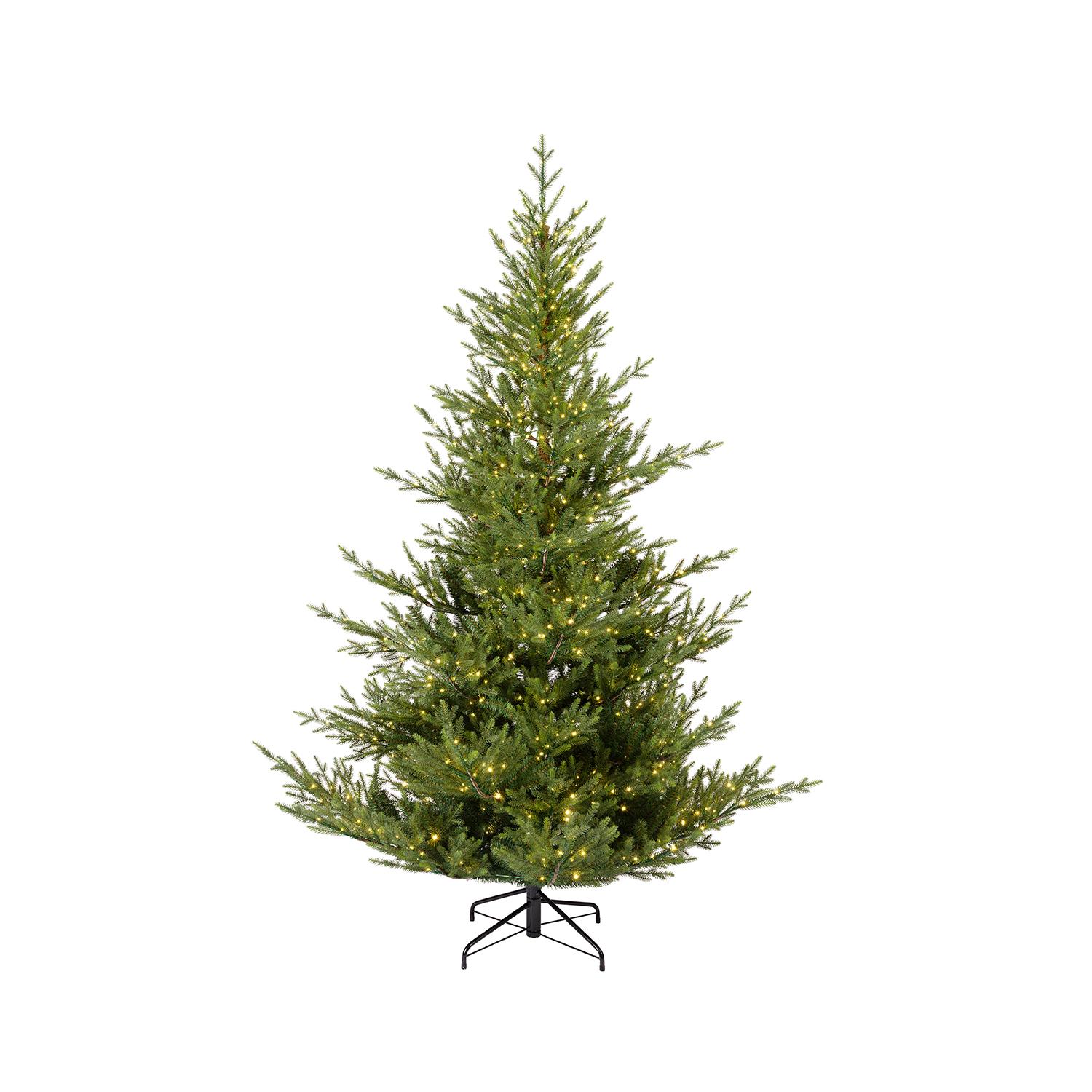 Sapin épicéa LED réaliste 1000 lumières 7,5’