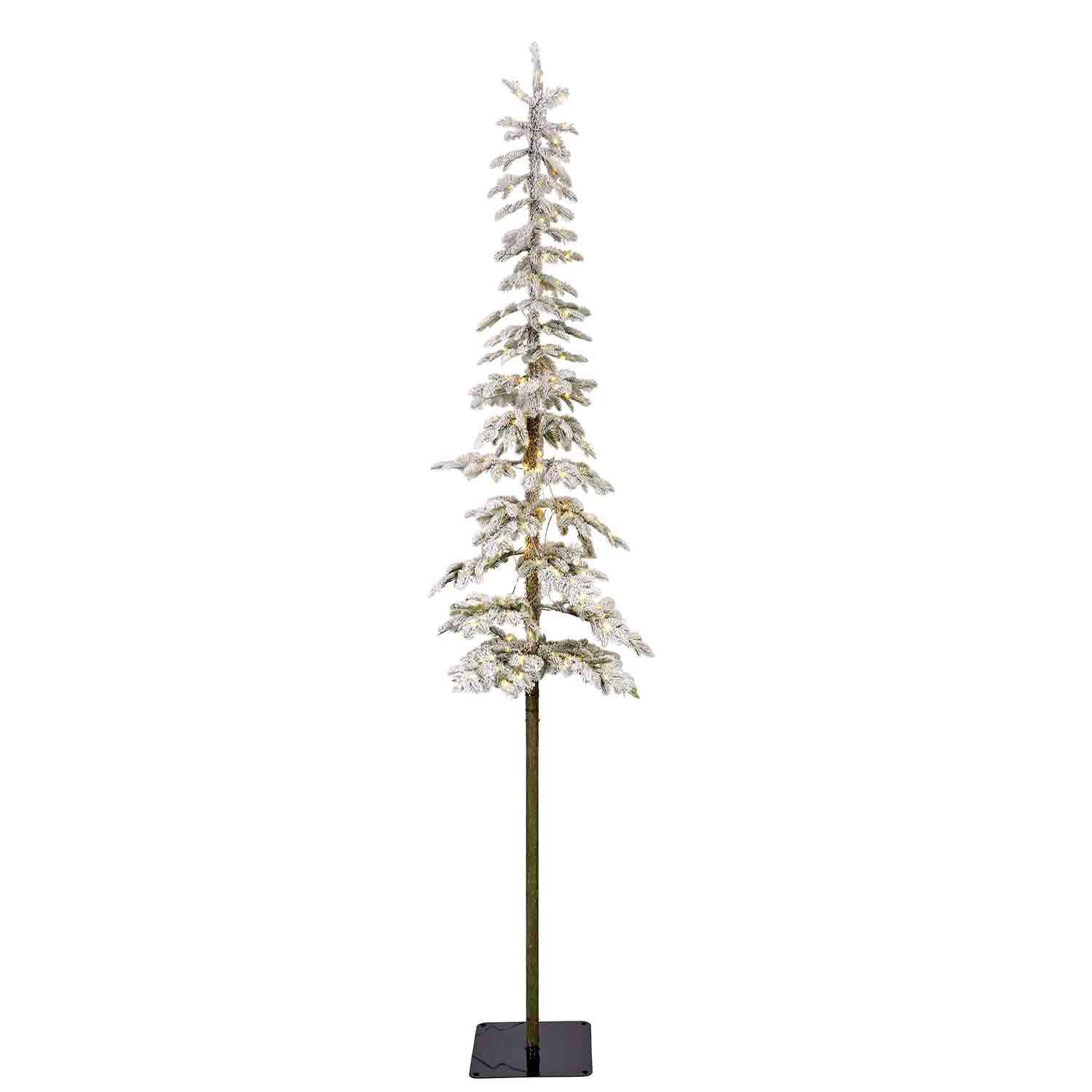 Arbre enneigé Alpine avec 150 micro LED 6’