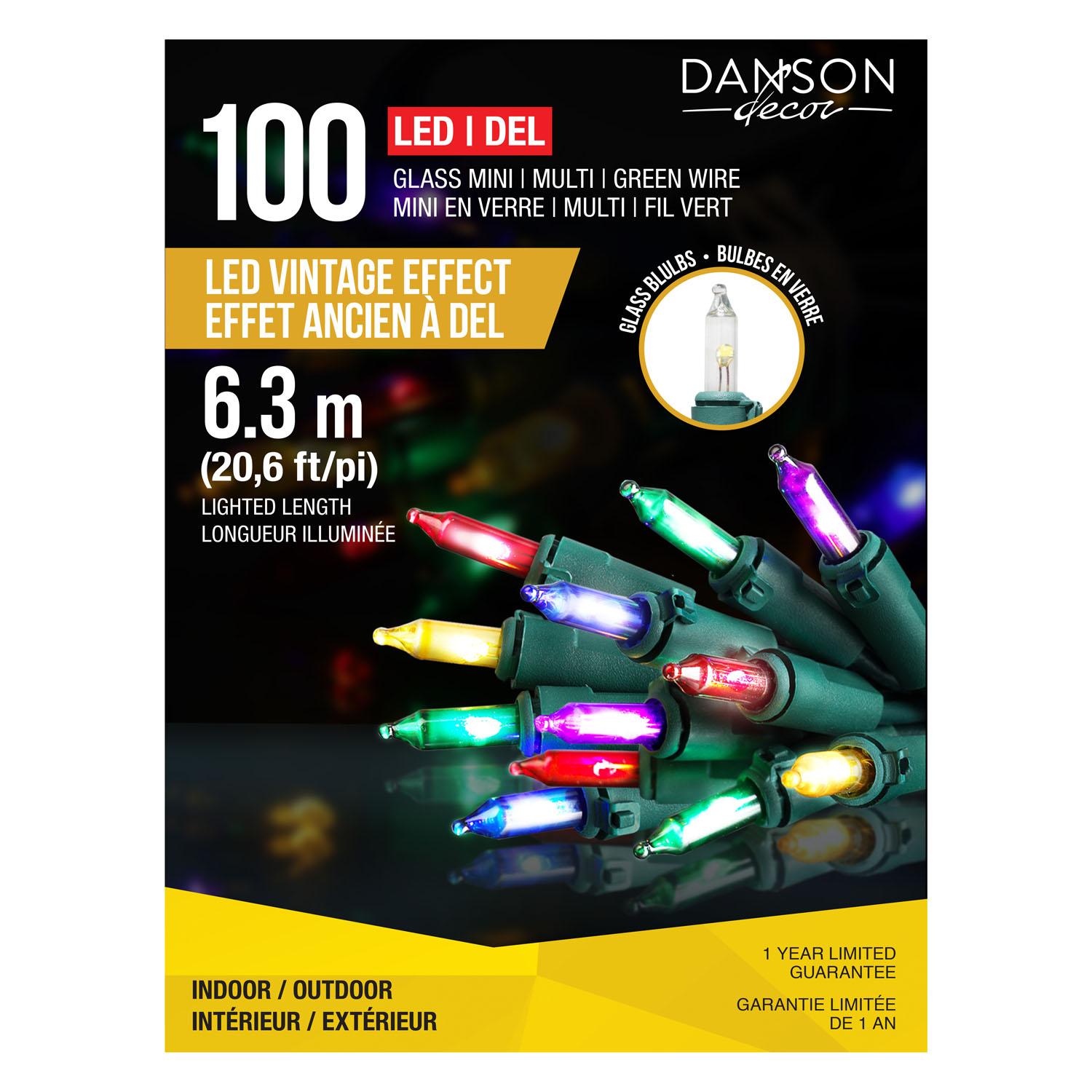 M5 Glass LED Light Set with 100 Lights