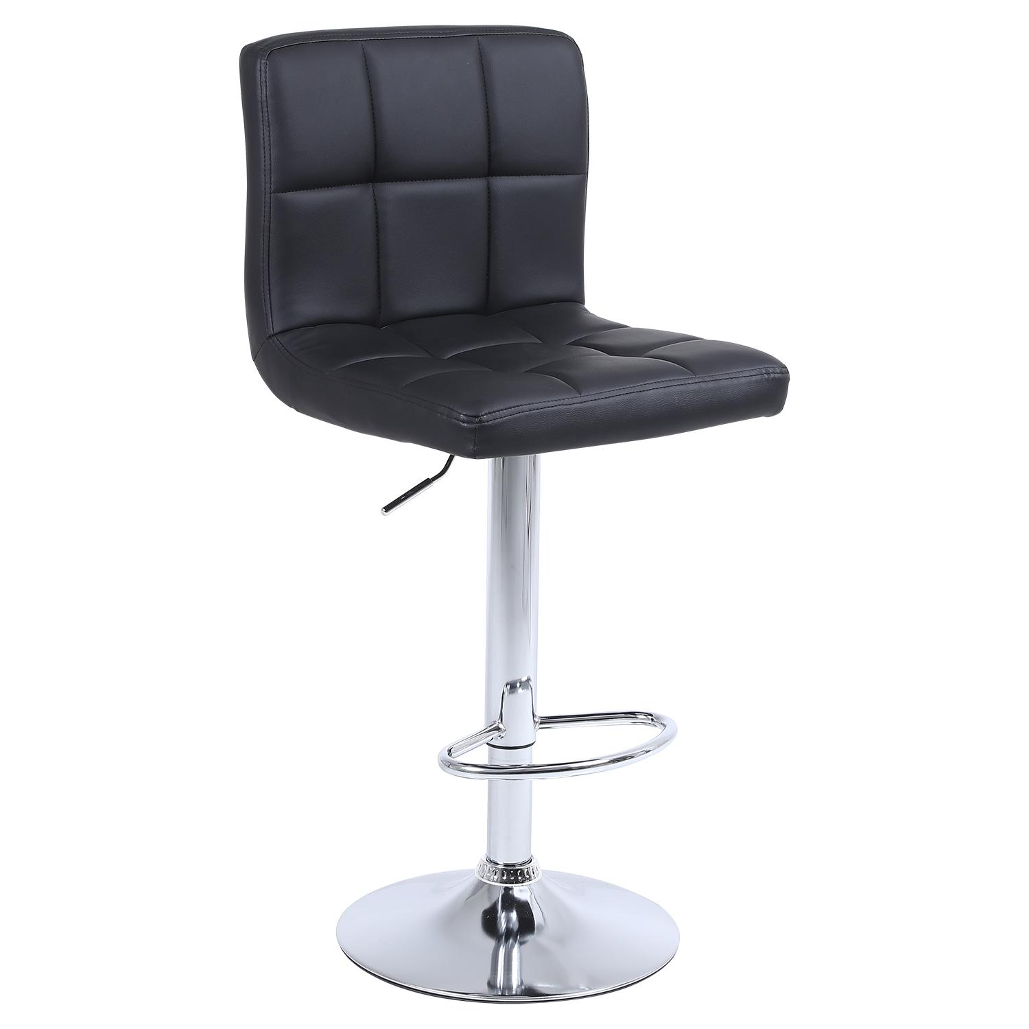 Tabouret de bar à piédestal réglable 2 pièces