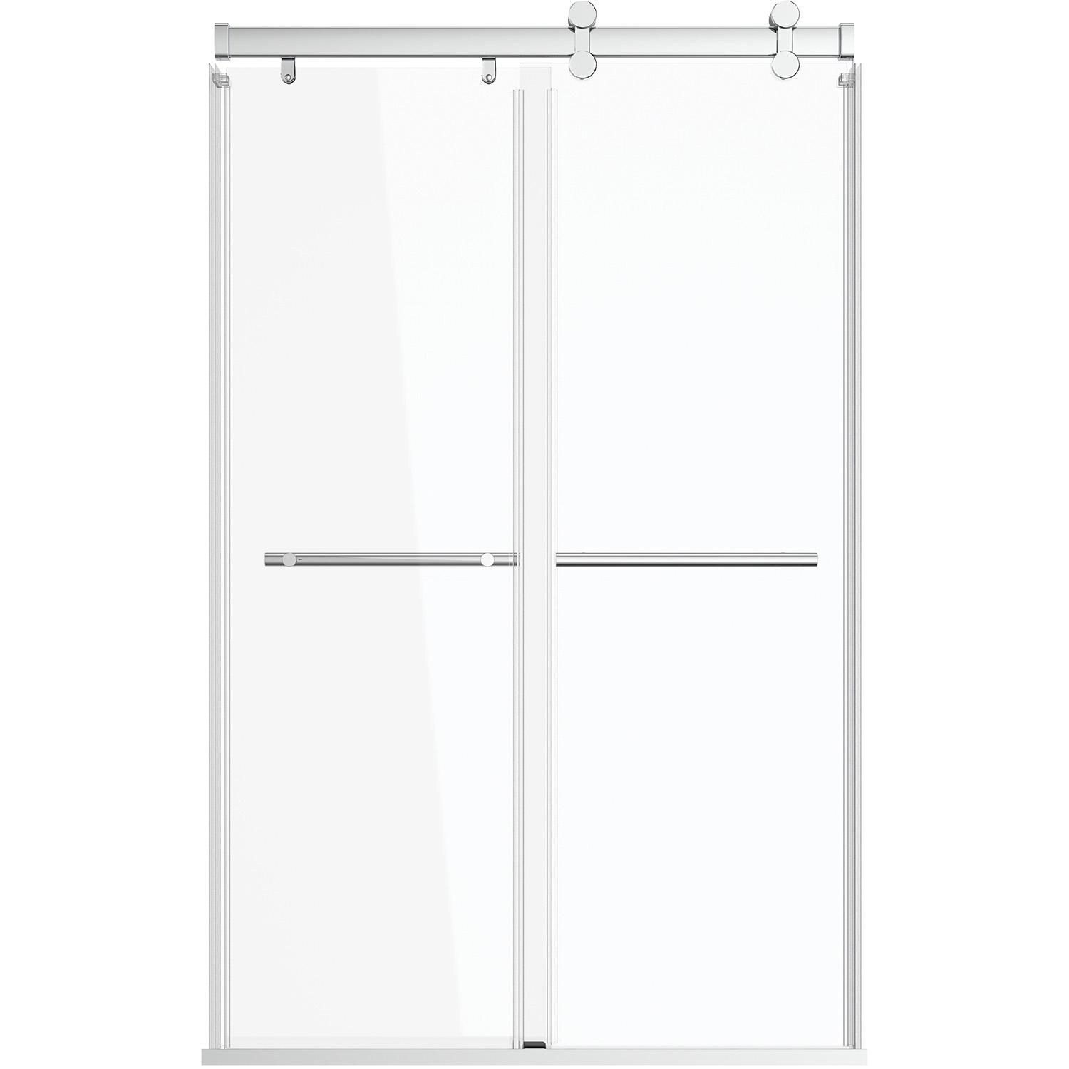 Porte de douche Exploria 41" 44" Lx74.50" chrome