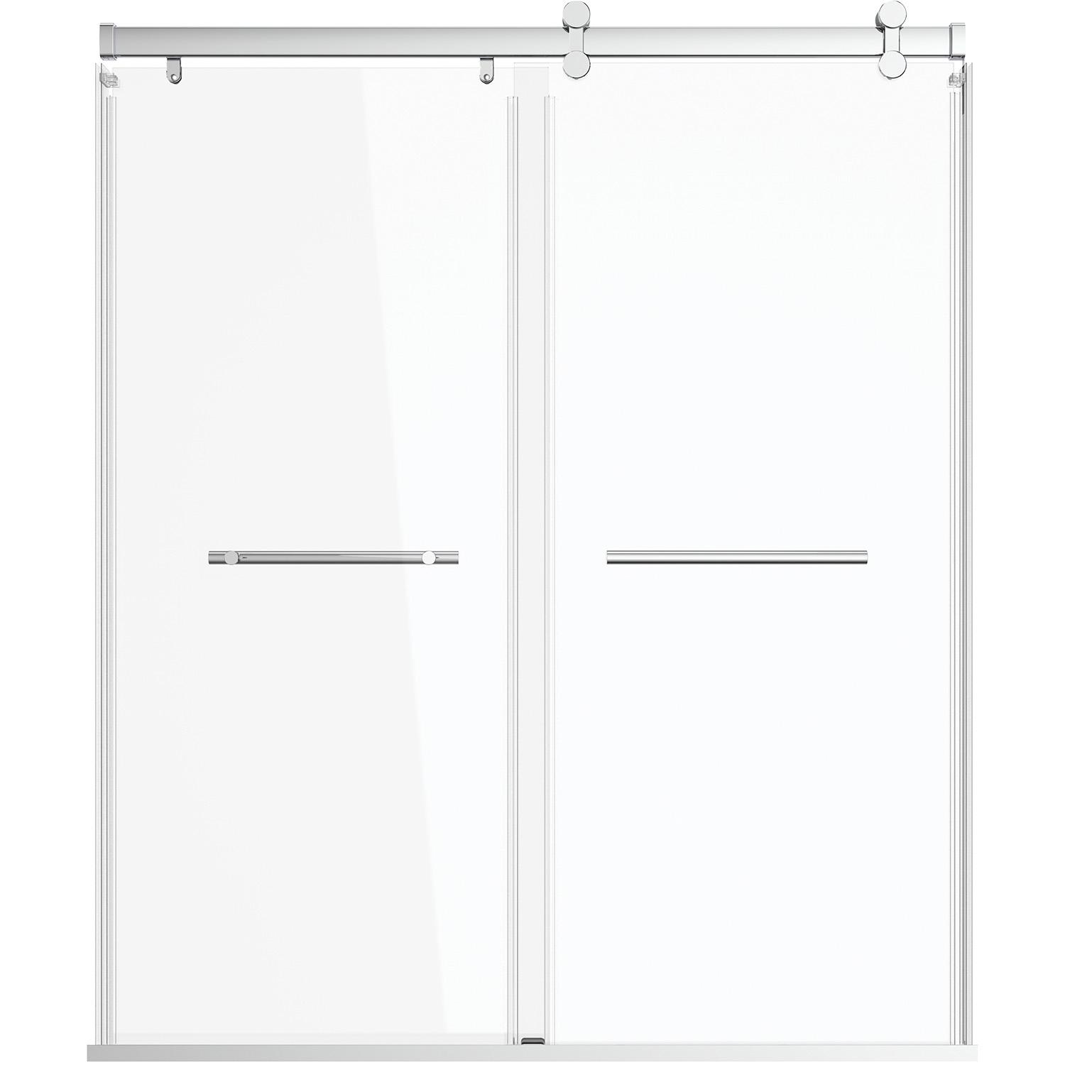 Porte de douche coulissante Exploria 52"-56" x 74.50" chrome