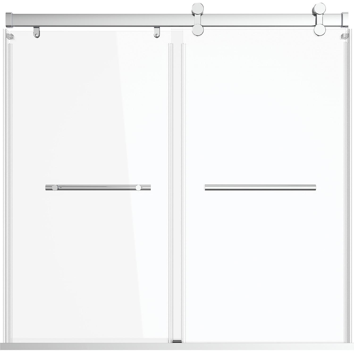 Porte de baignoire coulissante Exploria 51"-56" chrome