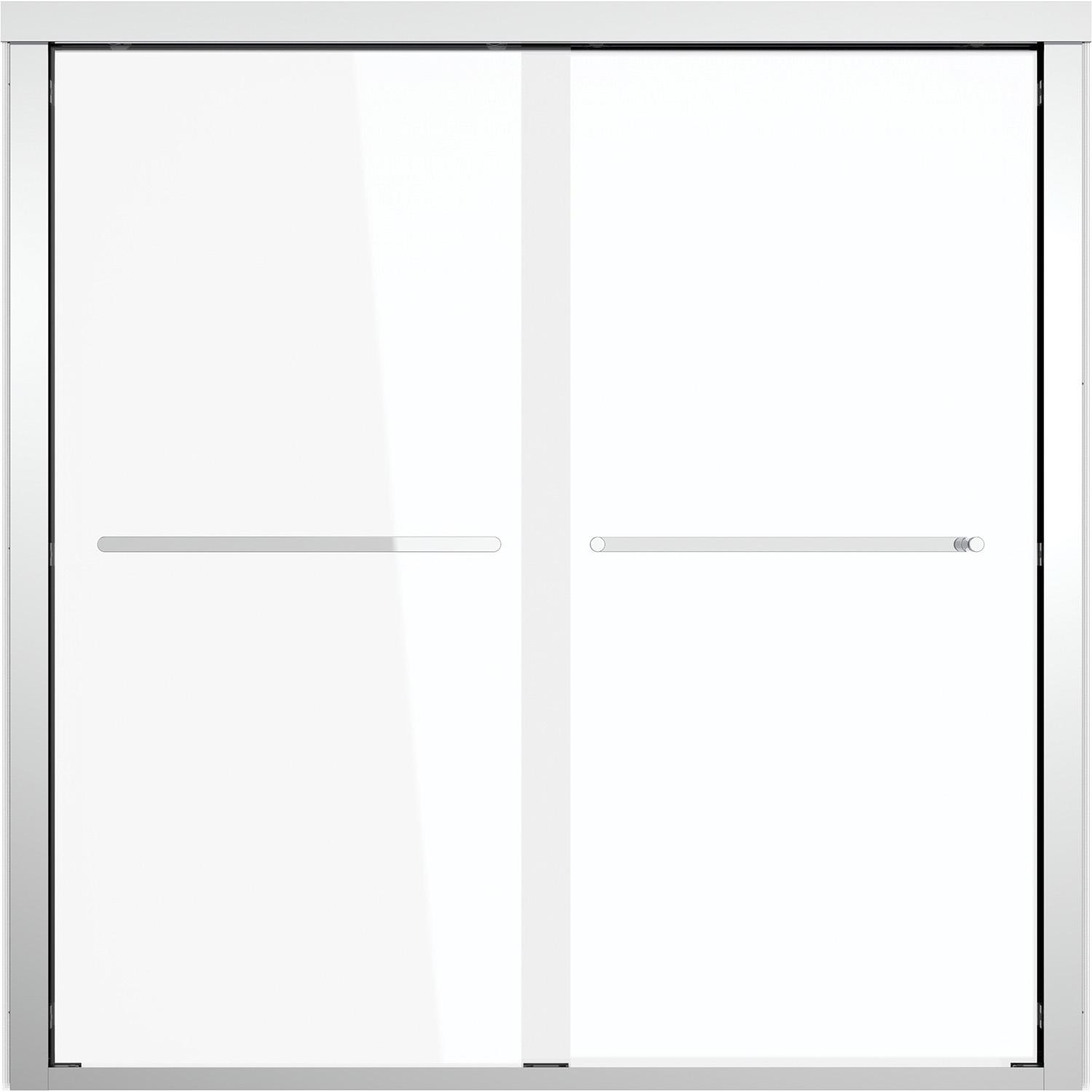 Porte de baignoire Maynor 52" 56" x 56" chrome