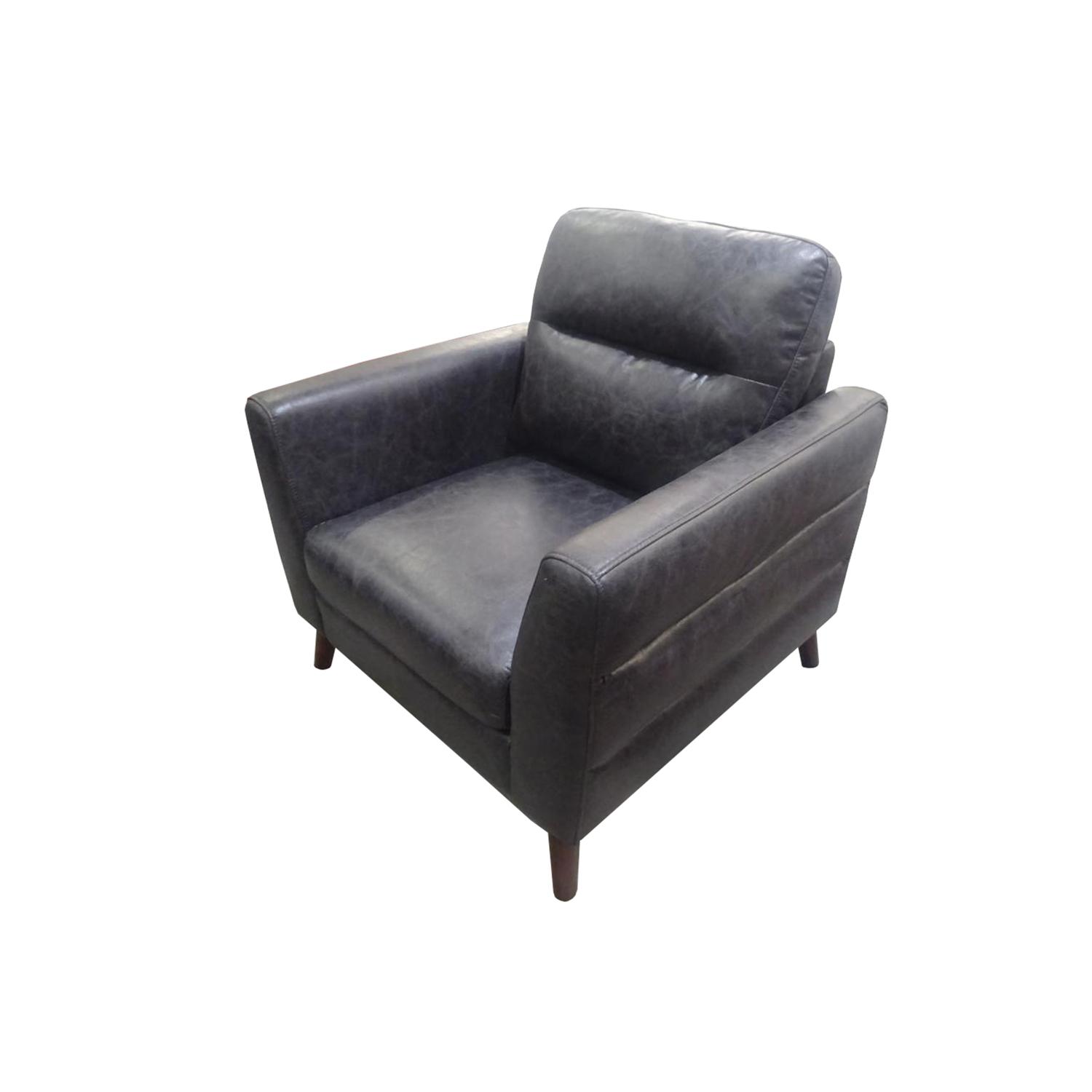 Chaise d’appoint Calum ciment rustique