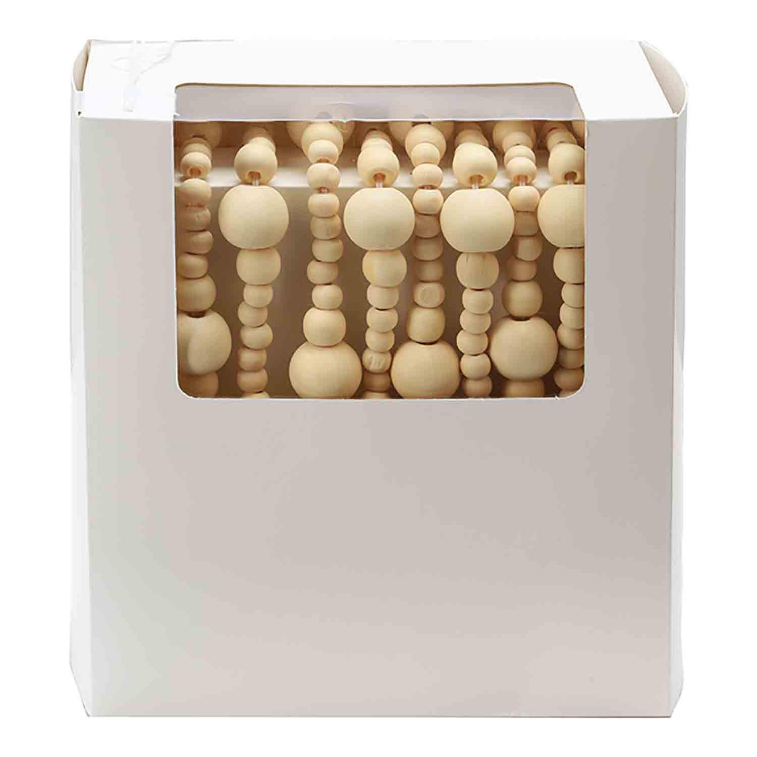 Wooden Bead Garland 12'