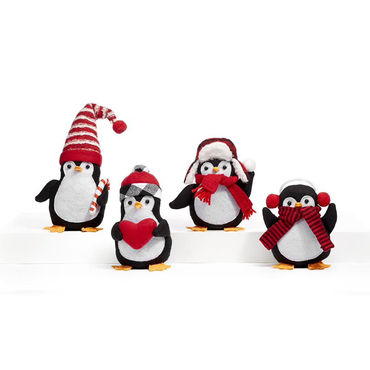 Plush Penguin-4 Assorted