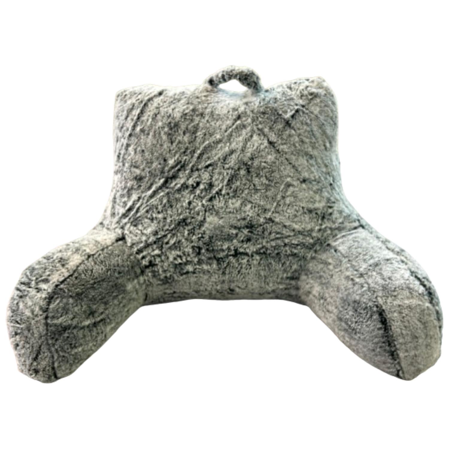 Faux Fur Bedrest Reading Pillow