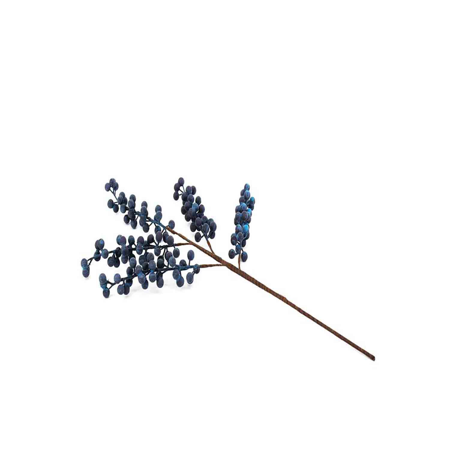 Branche de Baies Bleues 26"