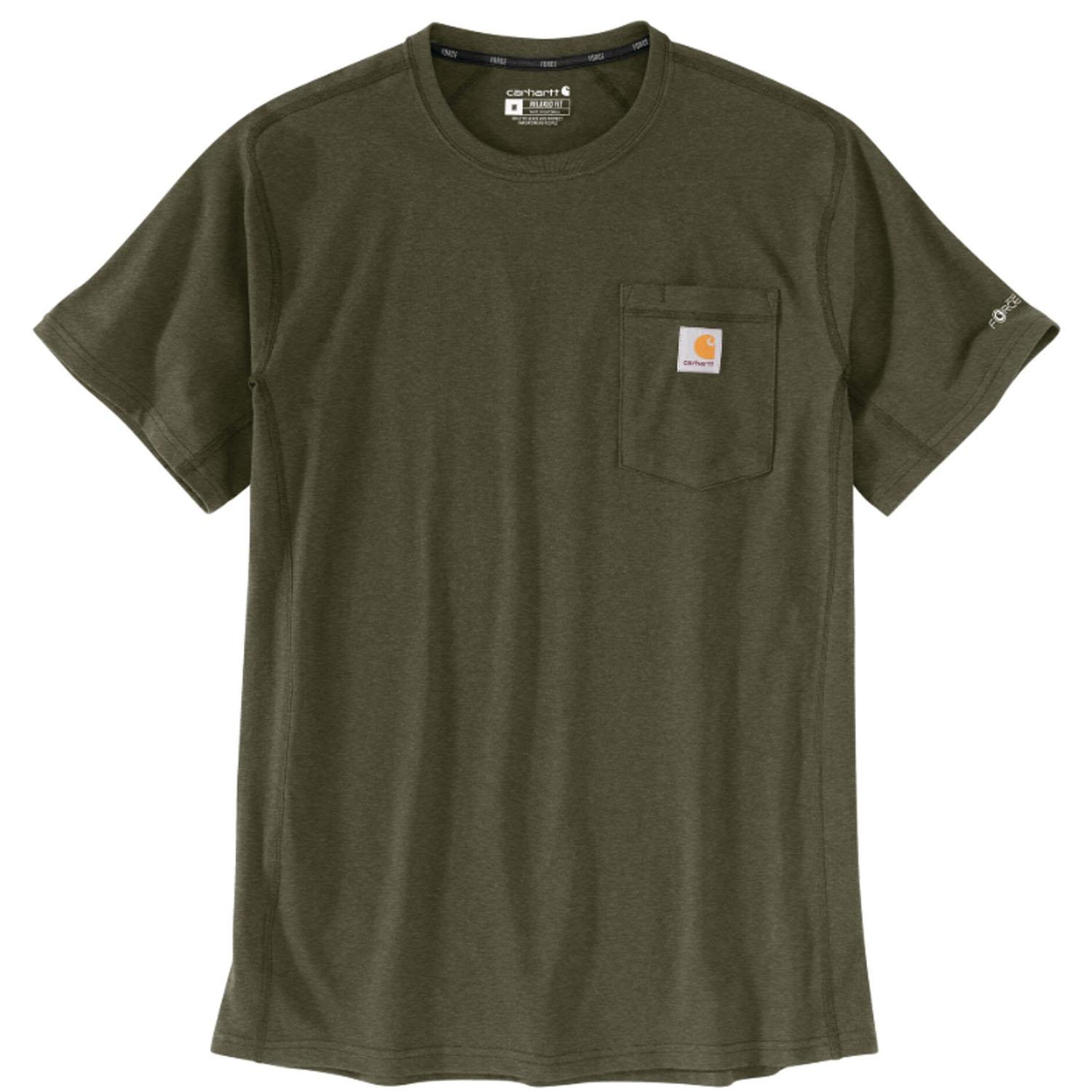 Force Relaxed Fit Short-Sleeve T-Shirt Basil Heather 2XL