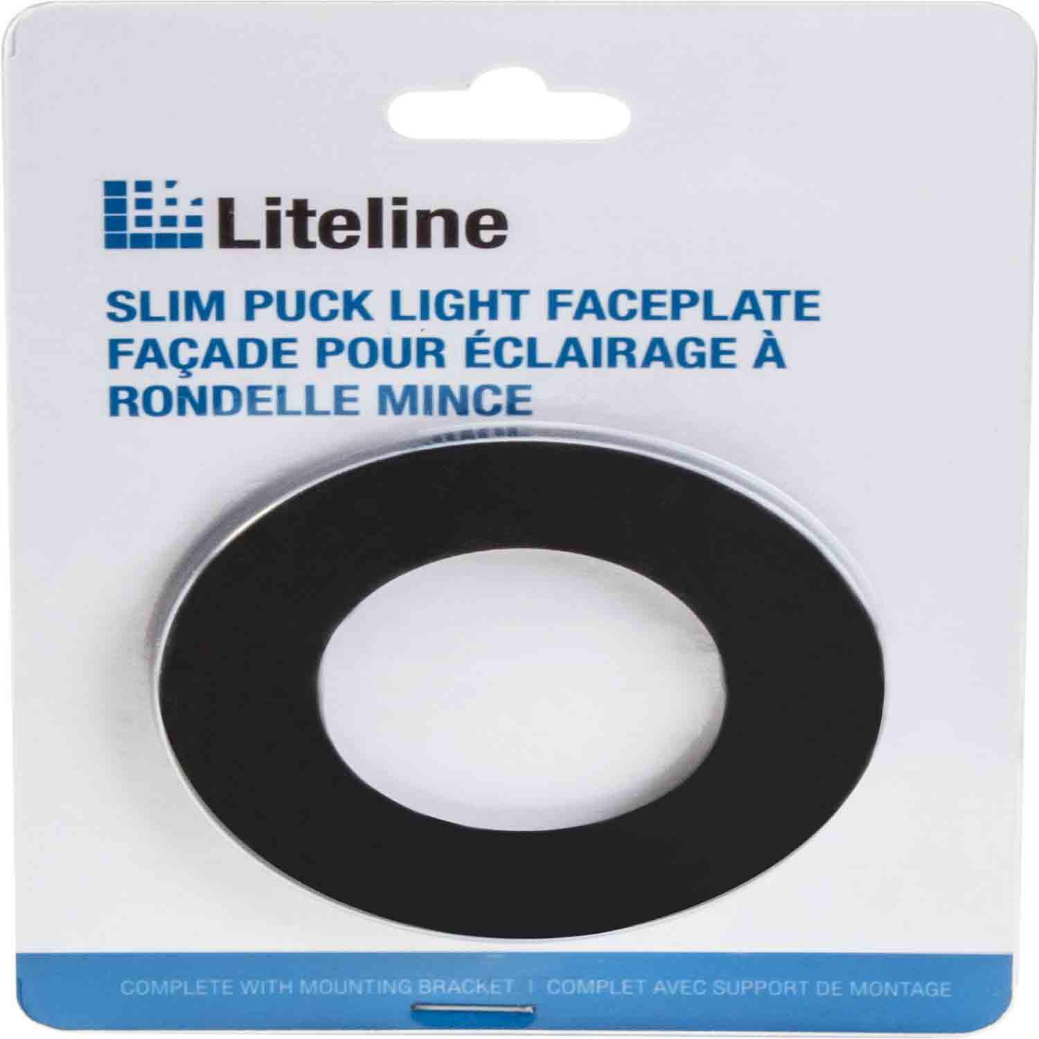 Faceplate for Slim Puck Light-Black