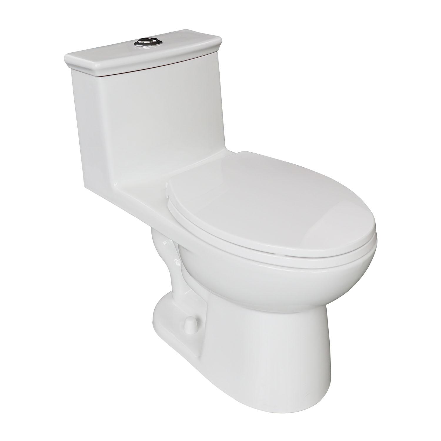 Tidal 3.5-4.8LPF Elongated Front Dual Flush 1 Piece Toilet
