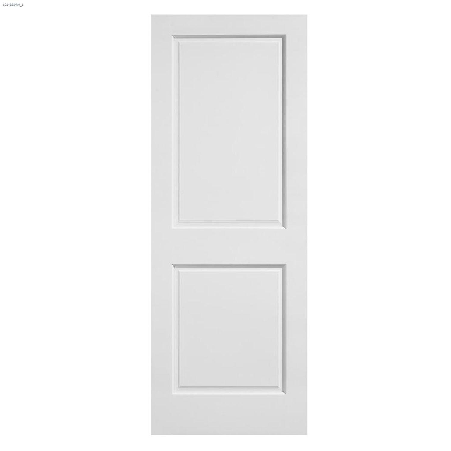 Porte Intérieure 2 Panneaux 24" x 80" Charnière Noire