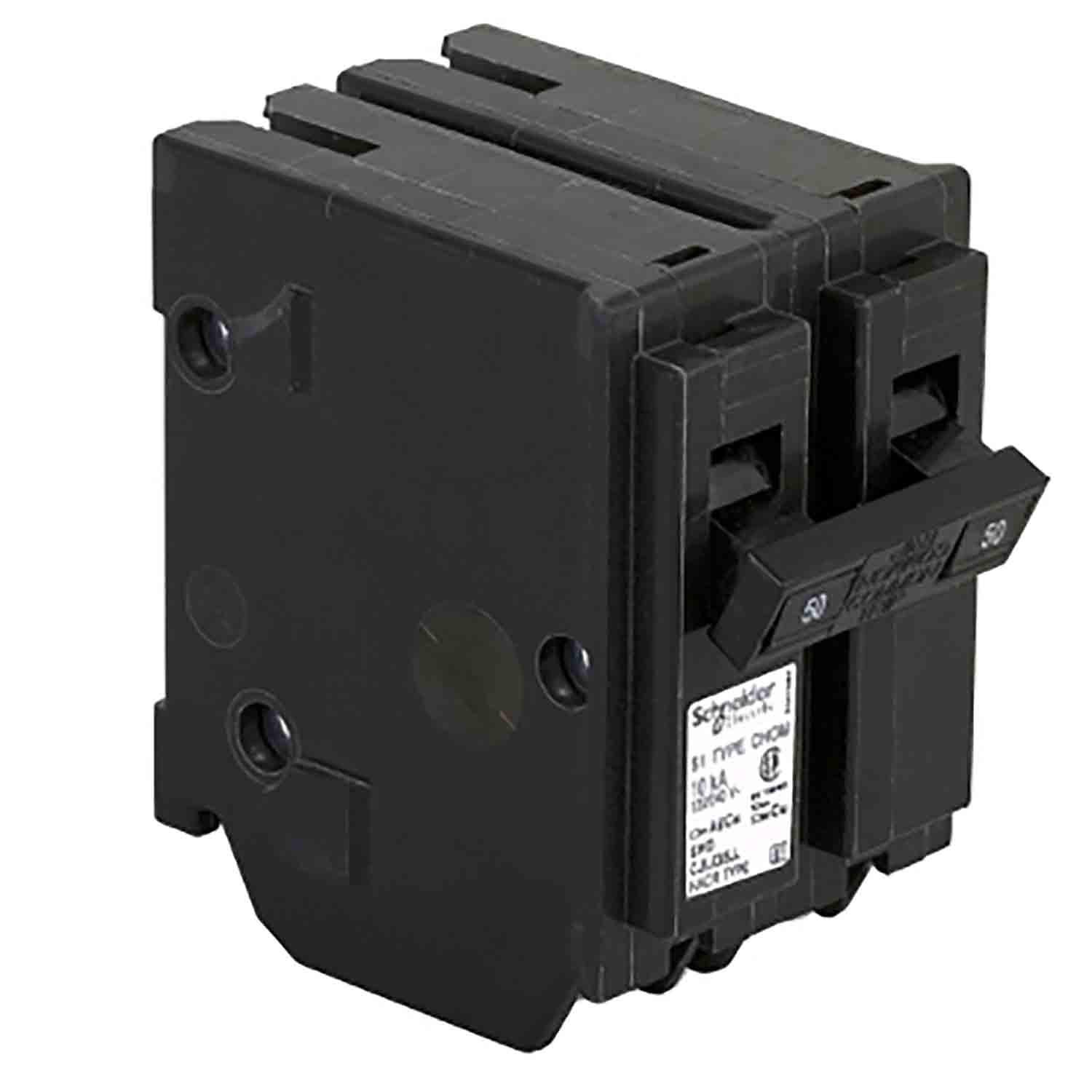 Double Pole 50 Amp Homeline Plug-On Circuit Breaker