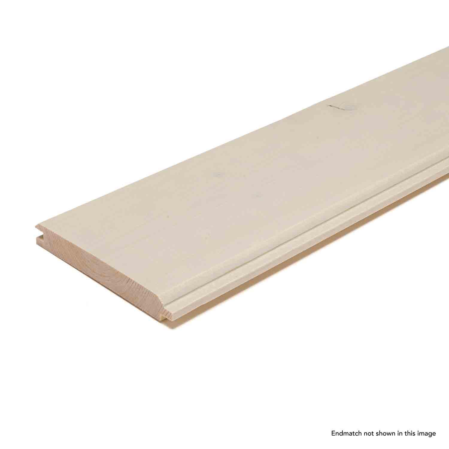 Ready Pine V-Match Seagull Grey 1 x 8 x Random Length