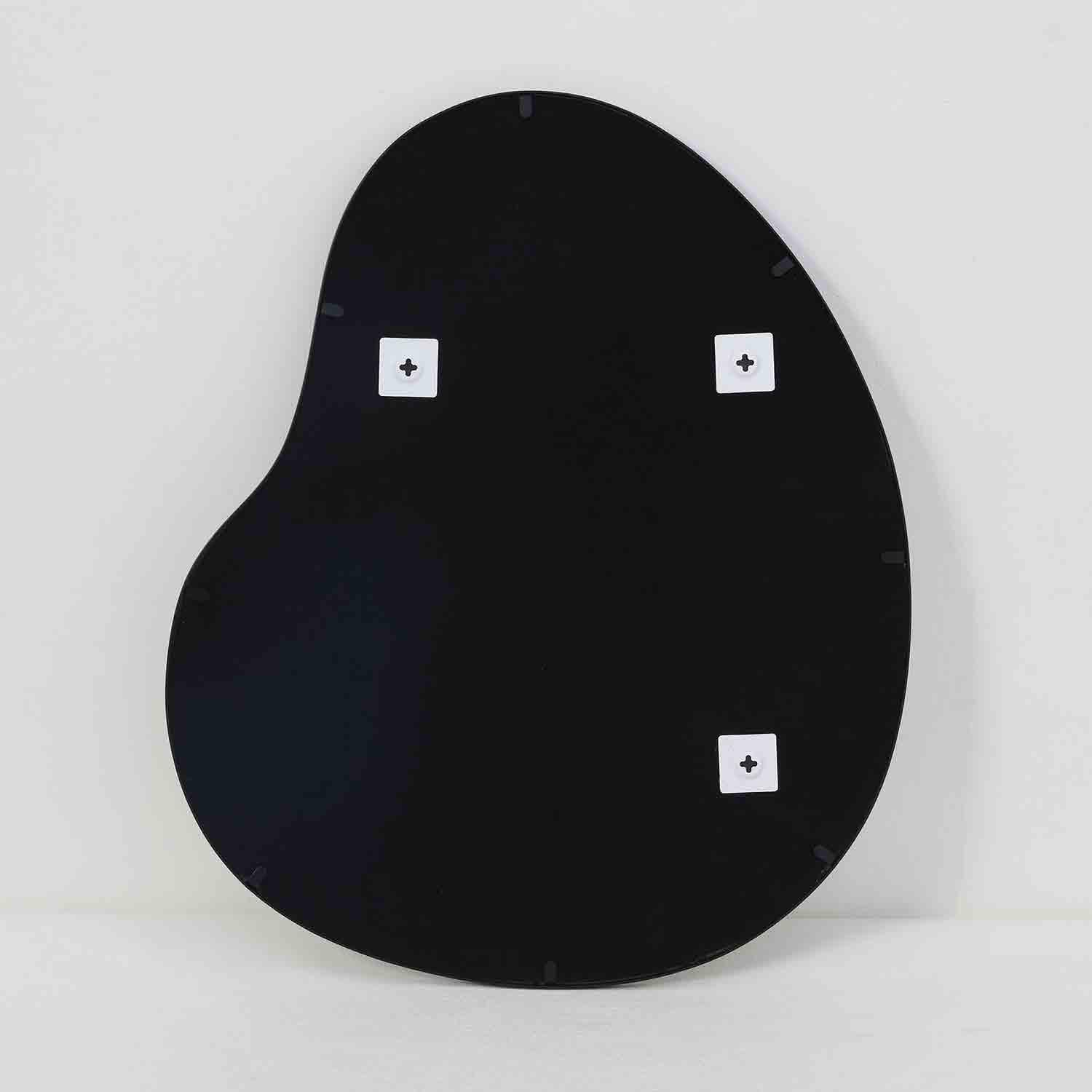 Miroir décoratif organique métal noir Serenity 20" x 24"