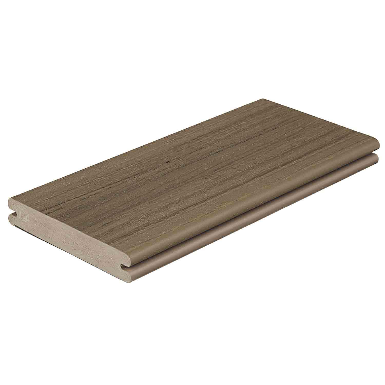 20' Brownstone Grooved Paramount PVC Decking