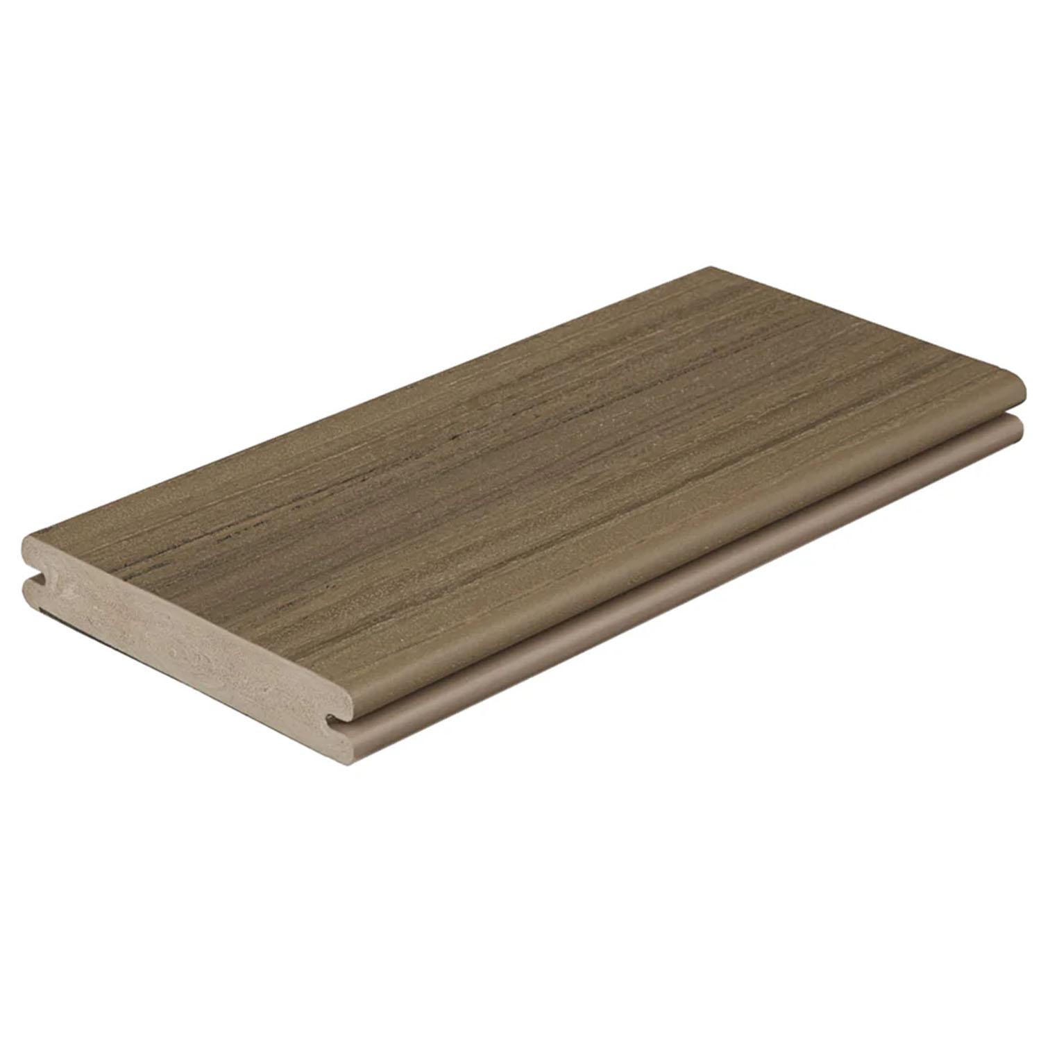 20' Brownstone Square Edge Paramount PVC Decking