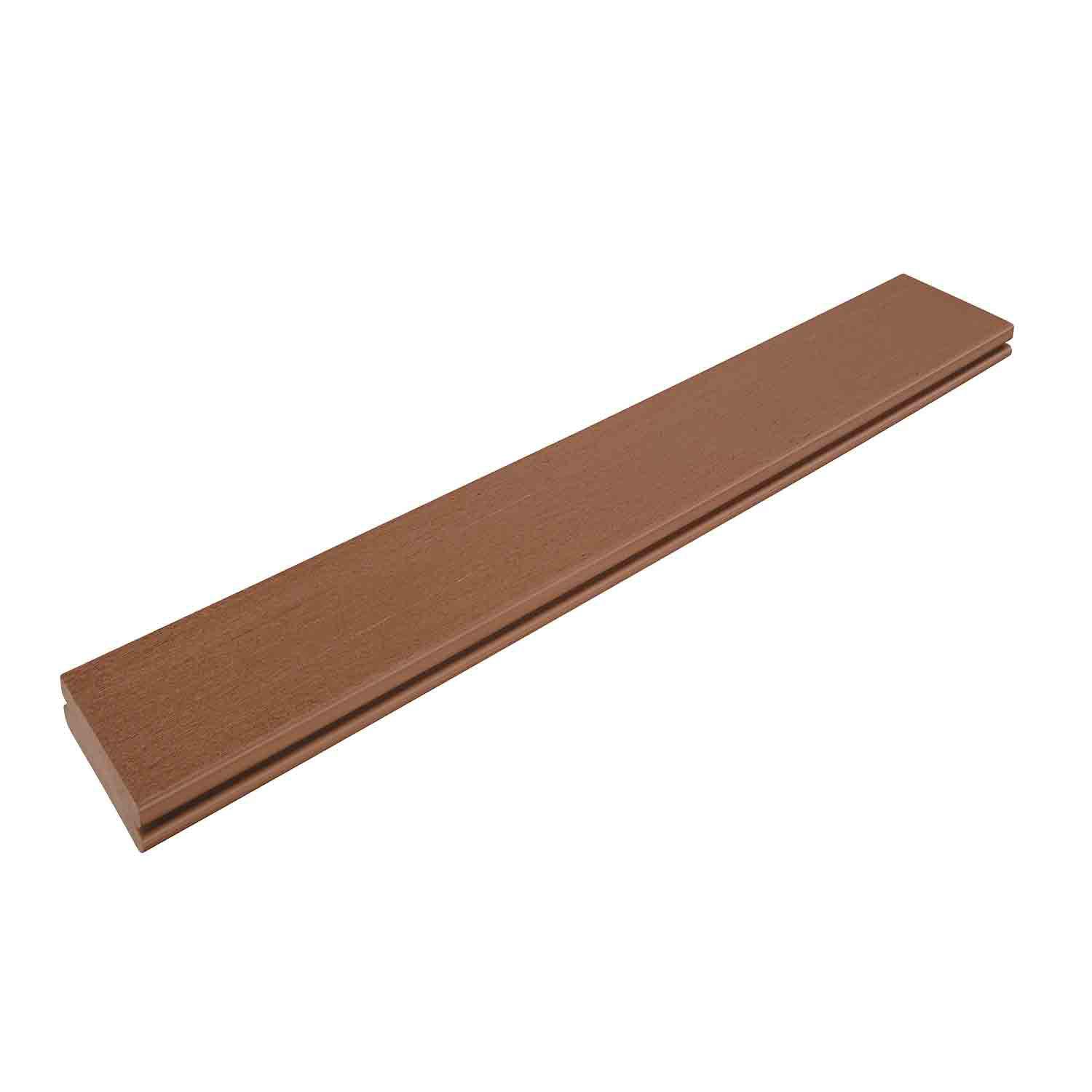 20' Weathered Cliff Grooved Promenade PVC Decking