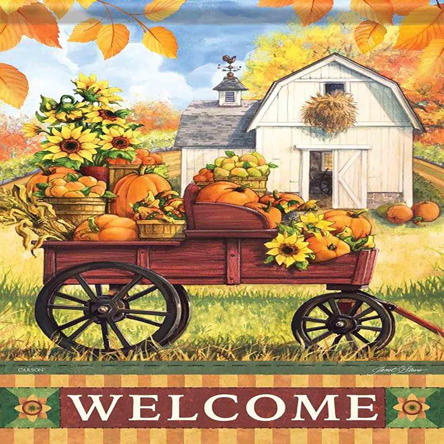 Drapeau de Jardin d’Automne The Harvest