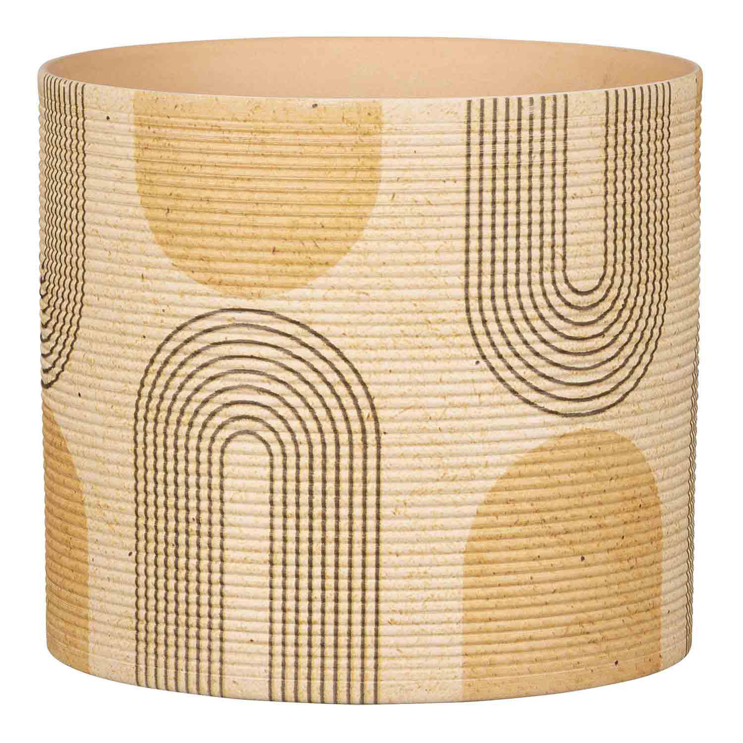 Pot Arcade Cylinder Ceramic 5.5"