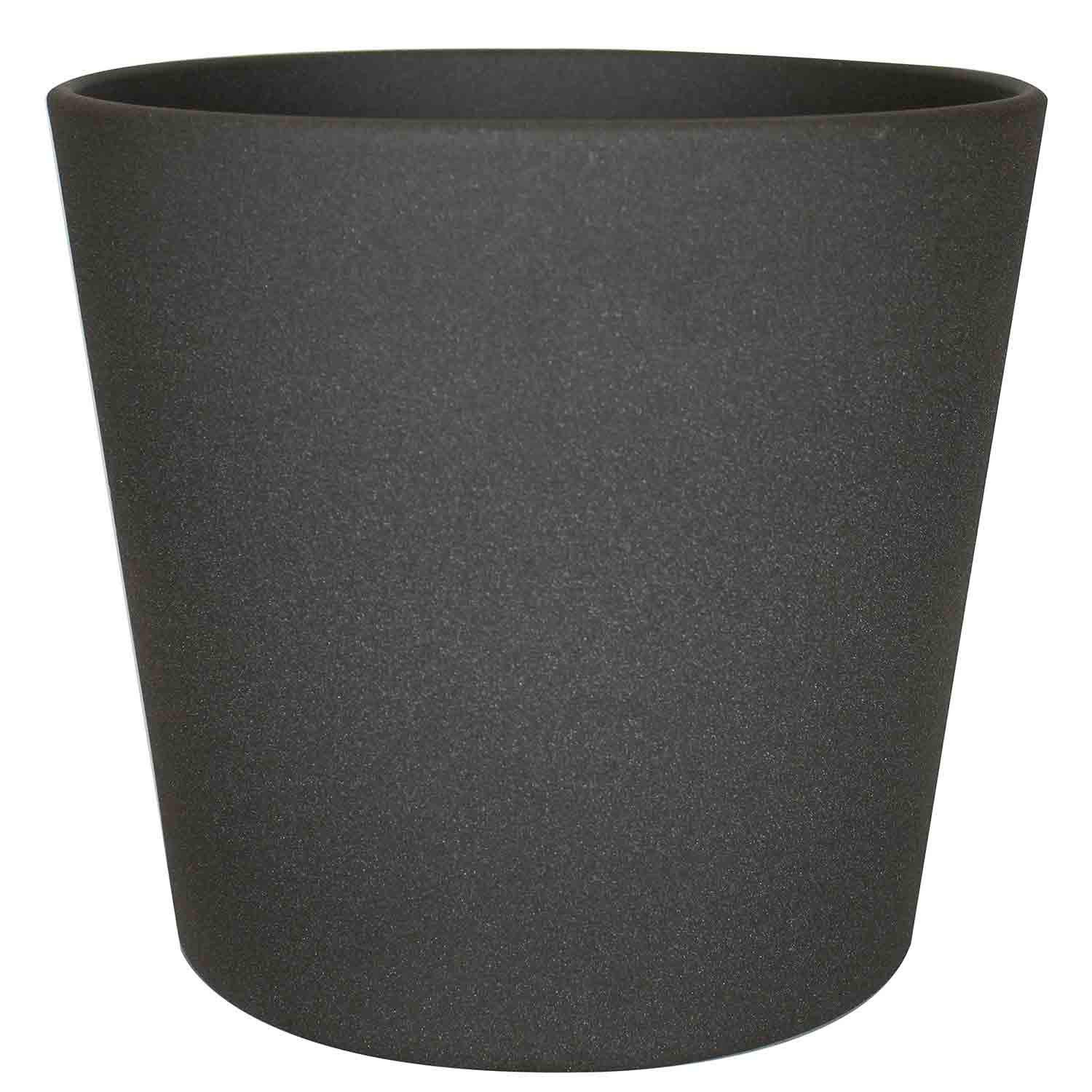 Pot Lina Granite Dark Ceramic 10"