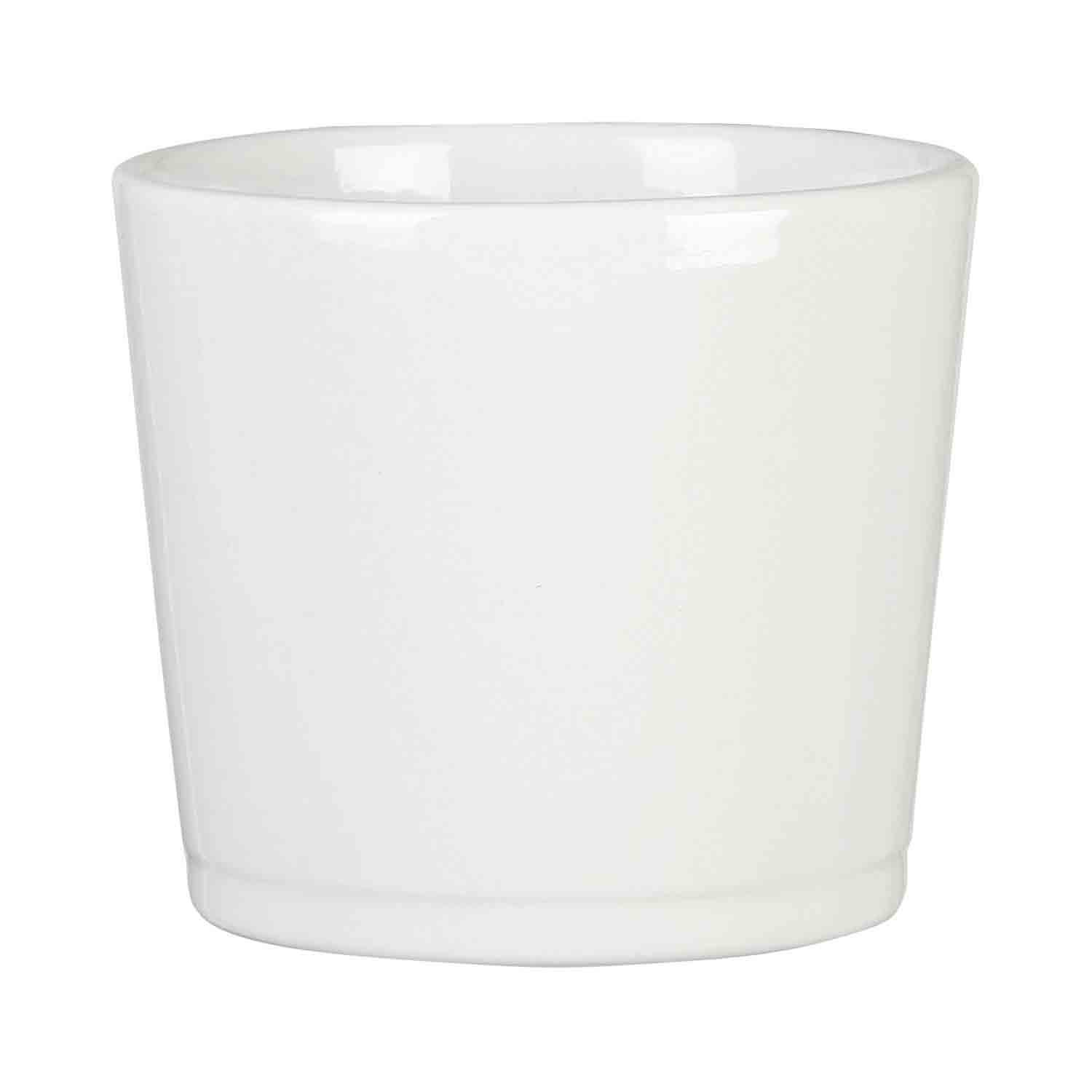 Pot Alaska céramique blanche 11"