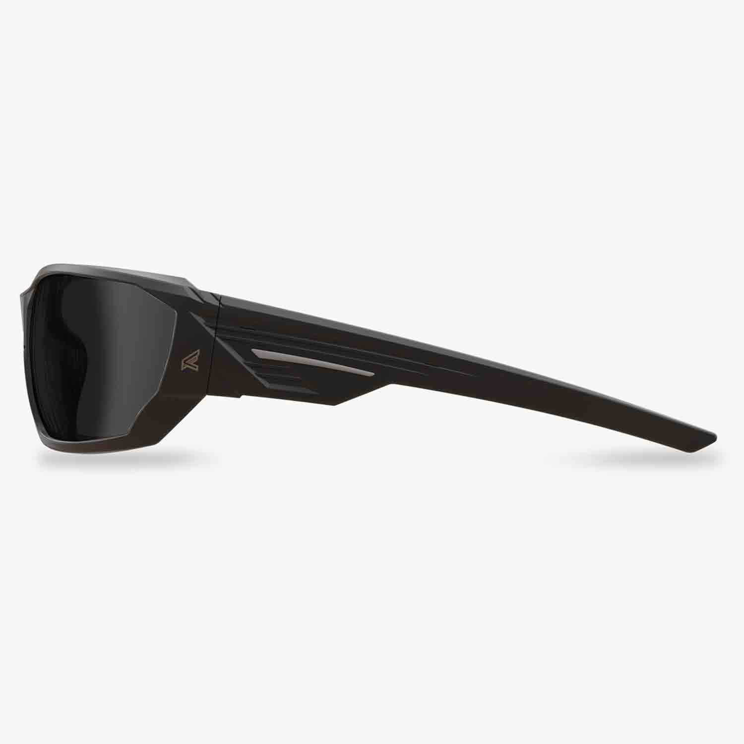 Dawson Safety Glasses Black Frame Smoke Lenses