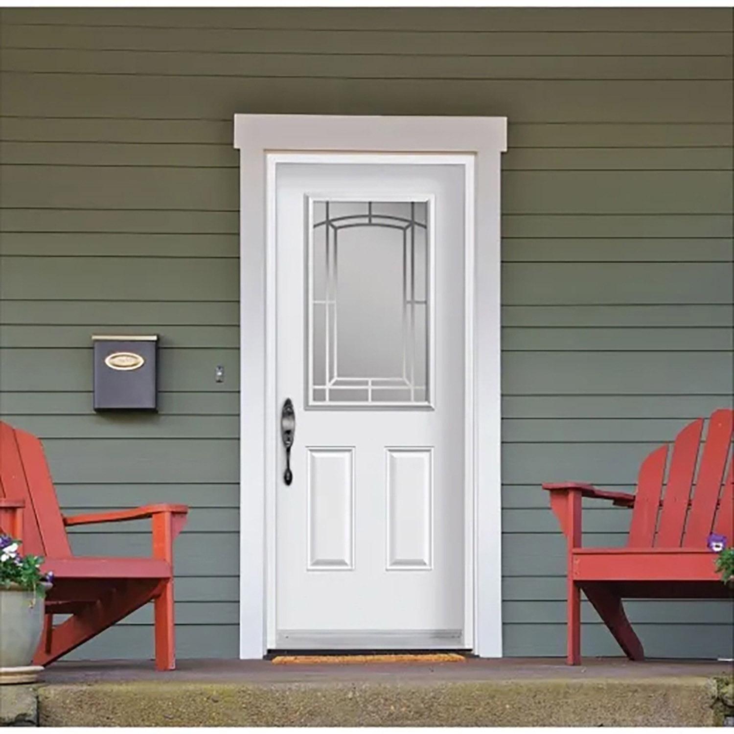 32"x80" Hampton Vinyl Clad Inswing Door 4-5/8"-PVC Sill