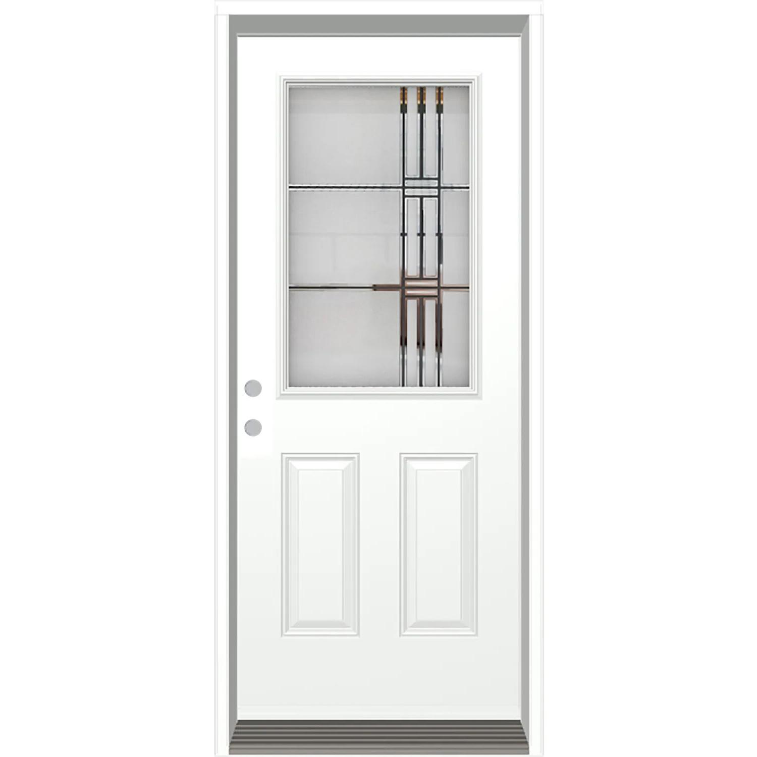 Porte 32"x80" Westfield vinyle int. 4-5/8" seuil PVC