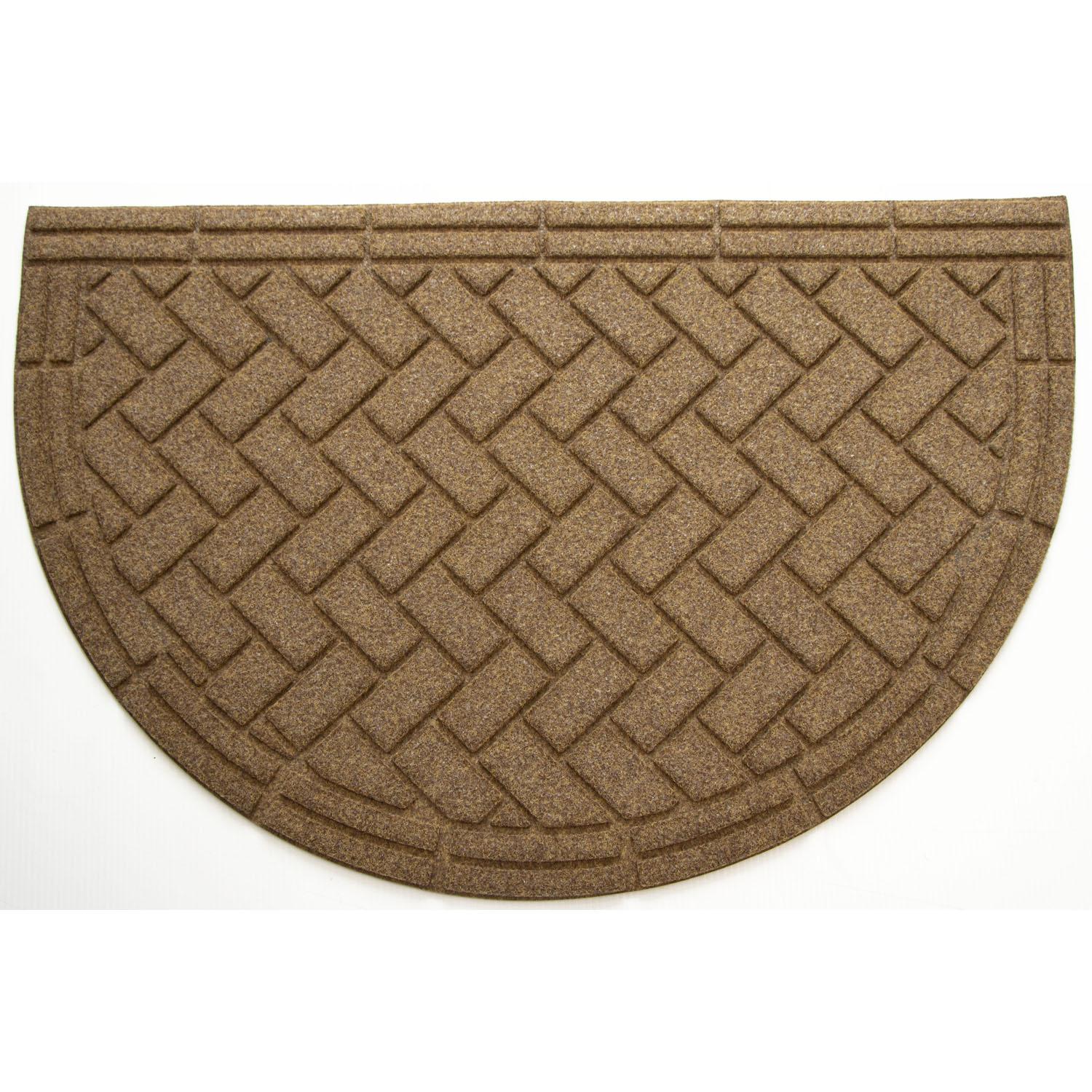 Tapis de porte polyester recyclé Peak 18" x 30" or miel