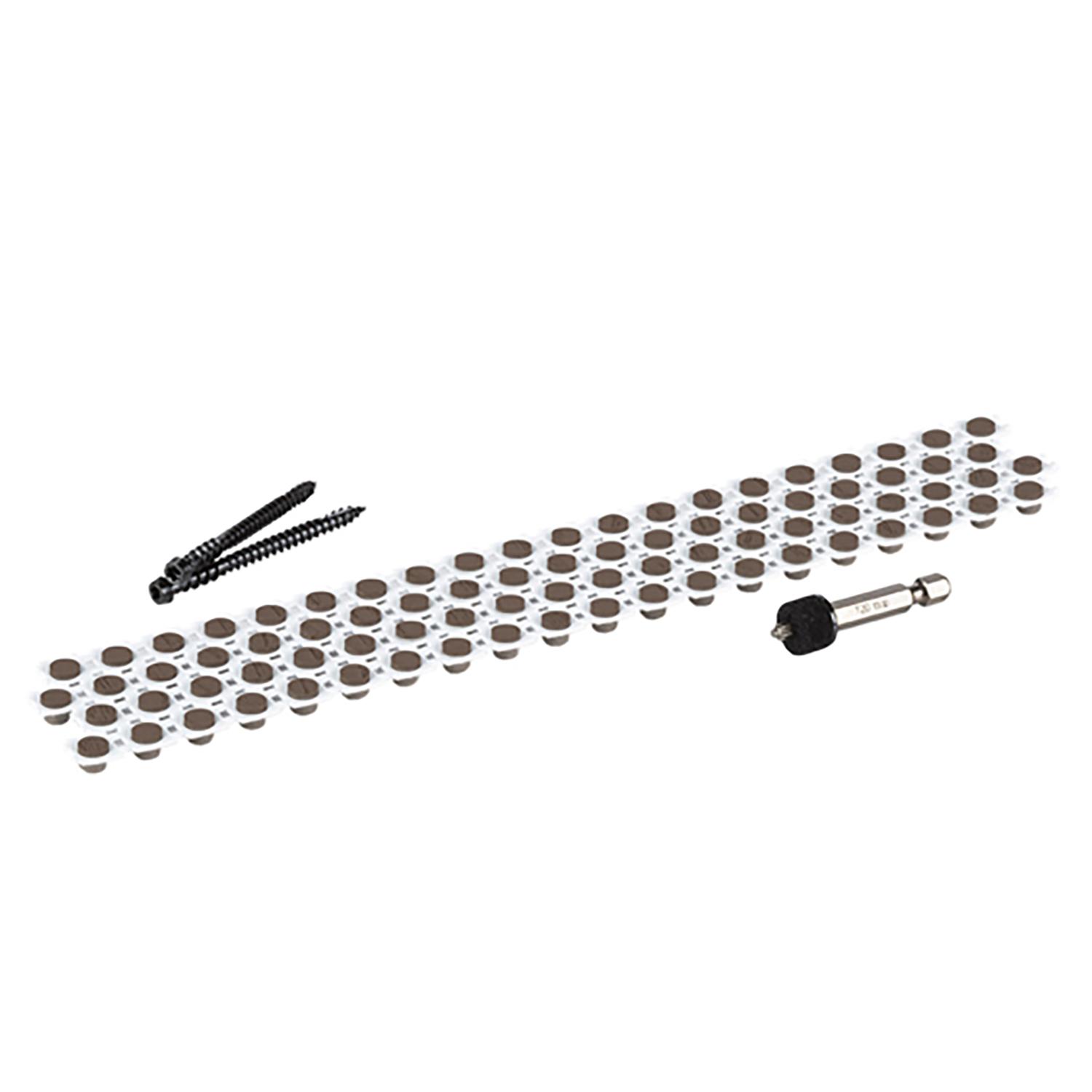 Collated Carbon Cortex Fastener American Walnut 100 SqFt