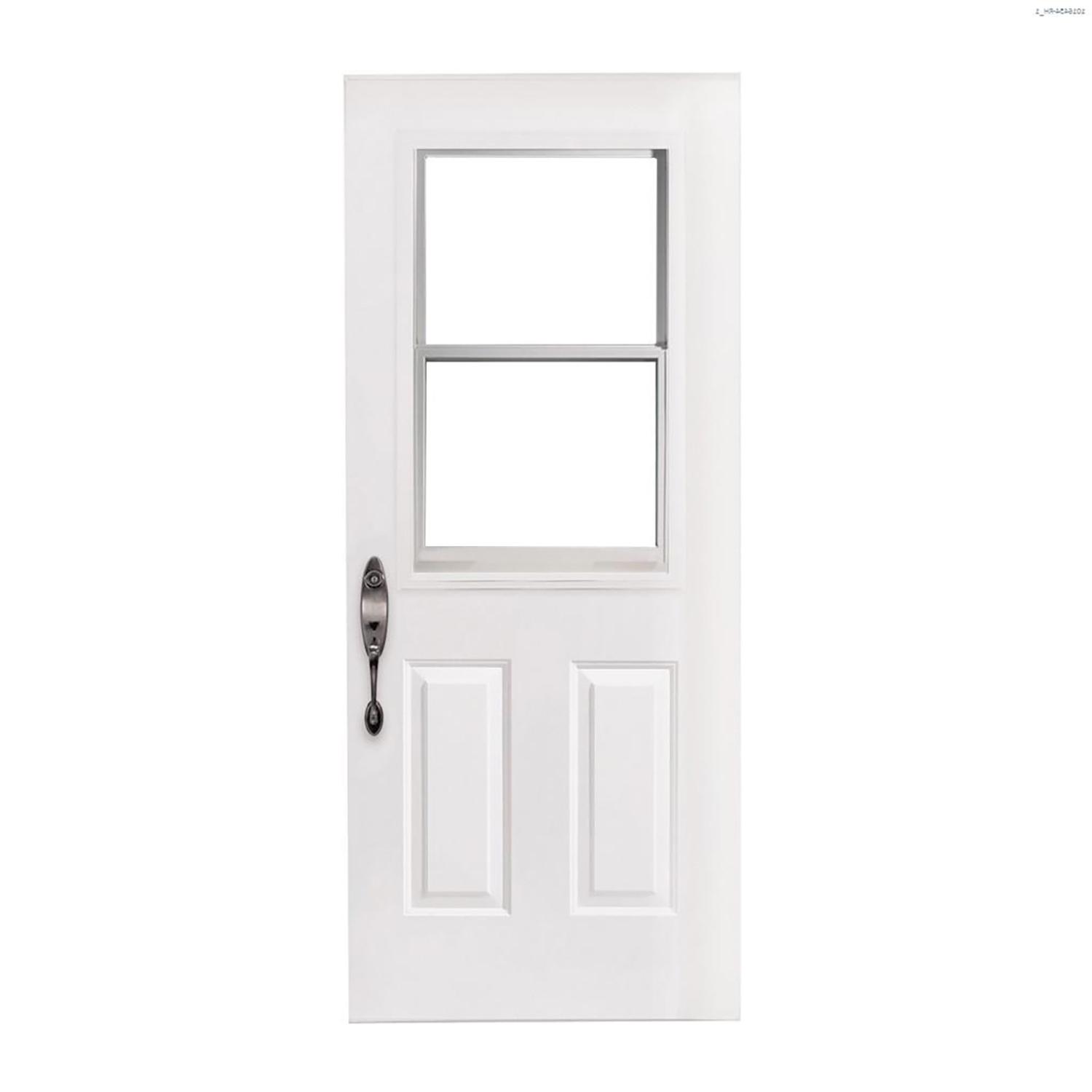 32"x80" Vented Natural Inswing Door 4-5/8"-PVC Sill
